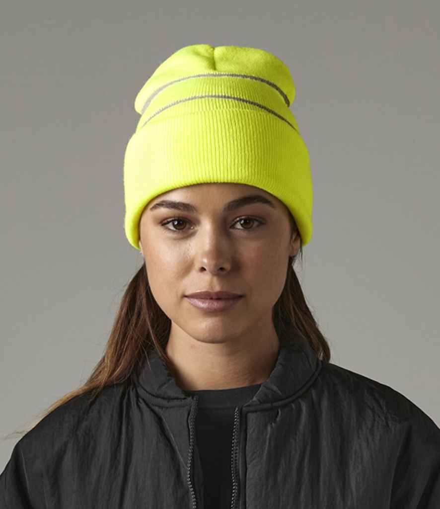 Beechfield Enhanced-Viz Beanie - Fluorescent Yellow