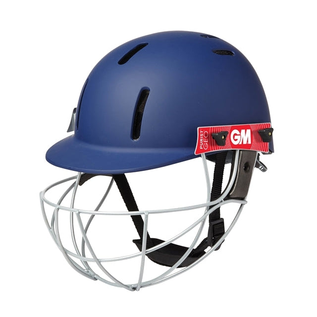 Gunn & Moore Purist Geo Cricket Helmet Navy Junior
