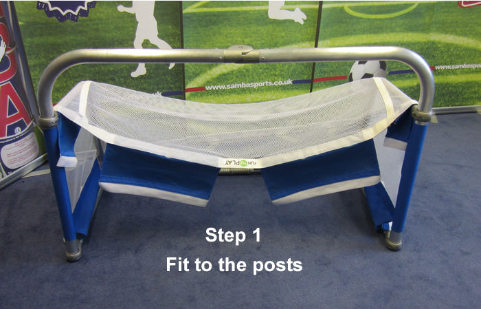 6' x 4' Folding Aluminium Mesh Net with velcro fastening