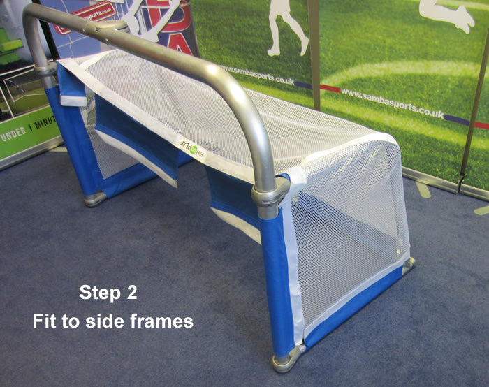 6' x 4' Folding Aluminium Mesh Net with velcro fastening