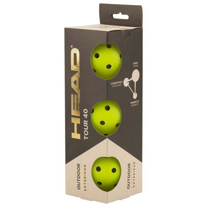 Head Pickleball Tour 40 3 Ball Tube