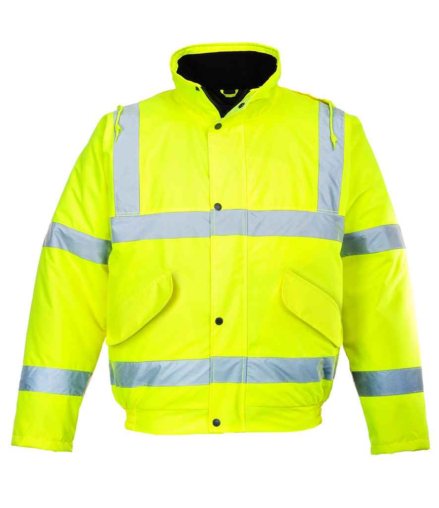 Portwest Hi-Vis Bomber Jacket - Yellow