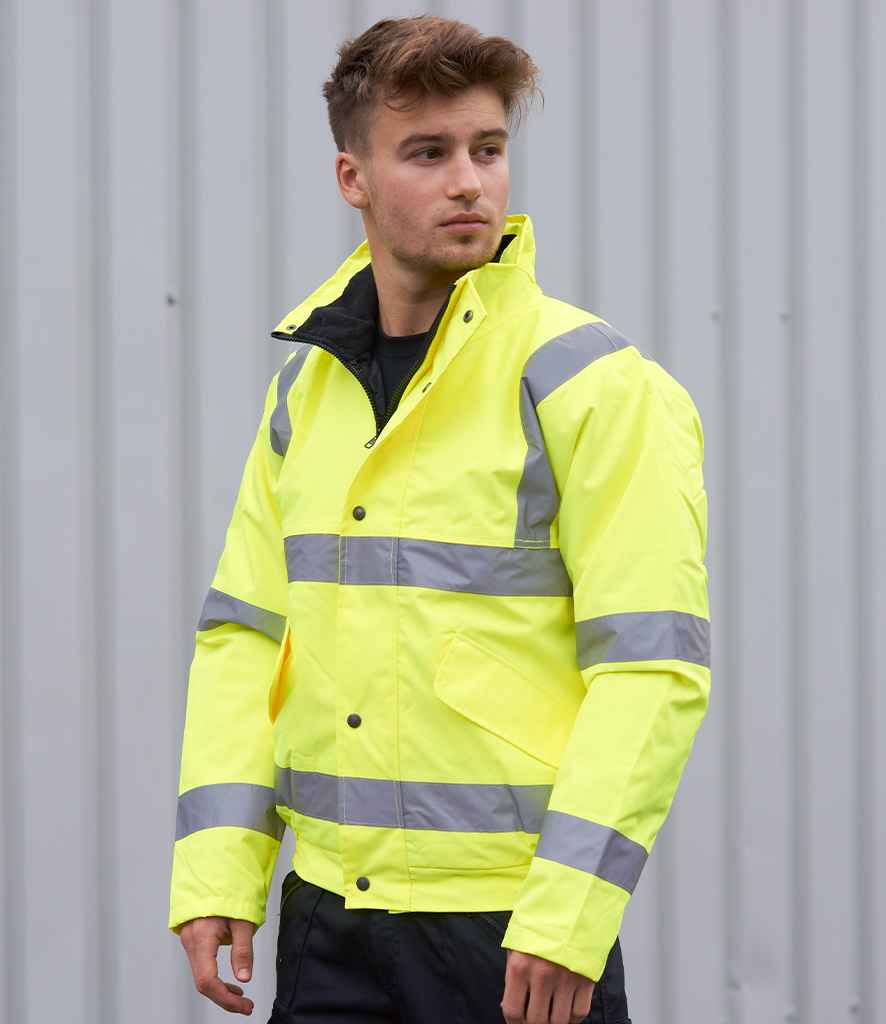 Portwest Hi-Vis Bomber Jacket - Yellow