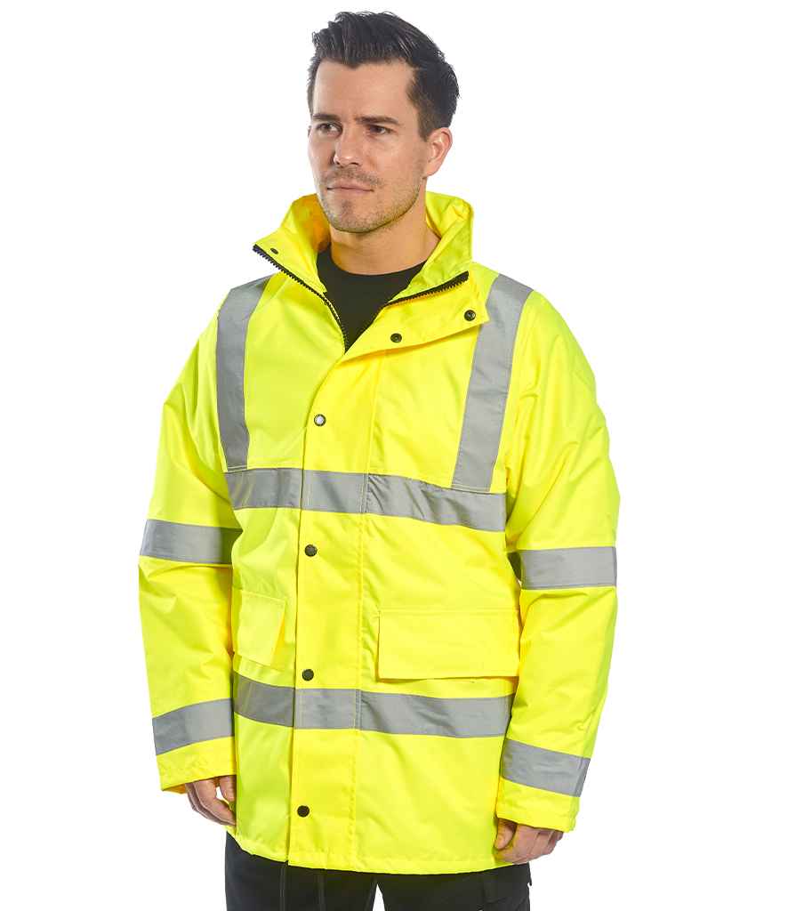 Portwest Hi-Vis 4-in-1 Traffic Jacket - Yellow
