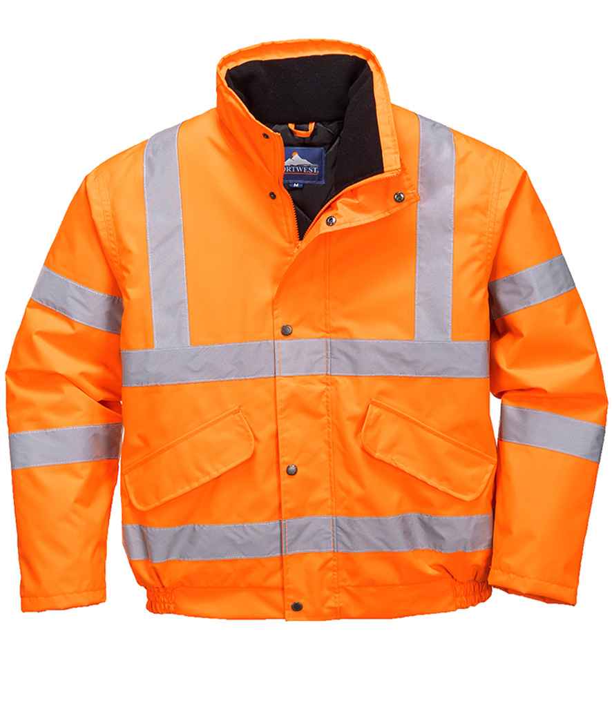 Portwest Hi-Vis GO/RT Bomber Jacket - Orange