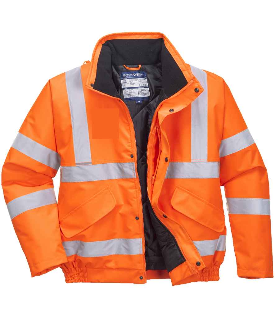 Portwest Hi-Vis GO/RT Bomber Jacket - Orange