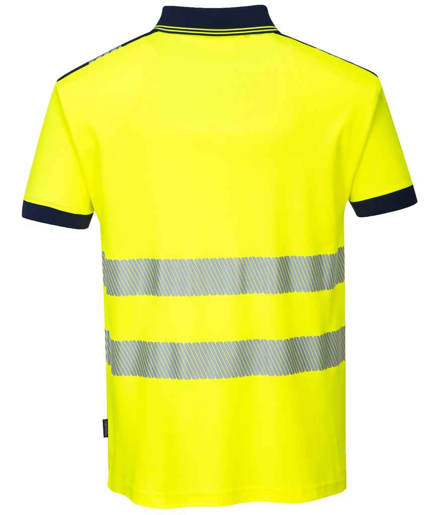 Portwest PW3 Hi-Vis Polo Shirt - Yellow/Black