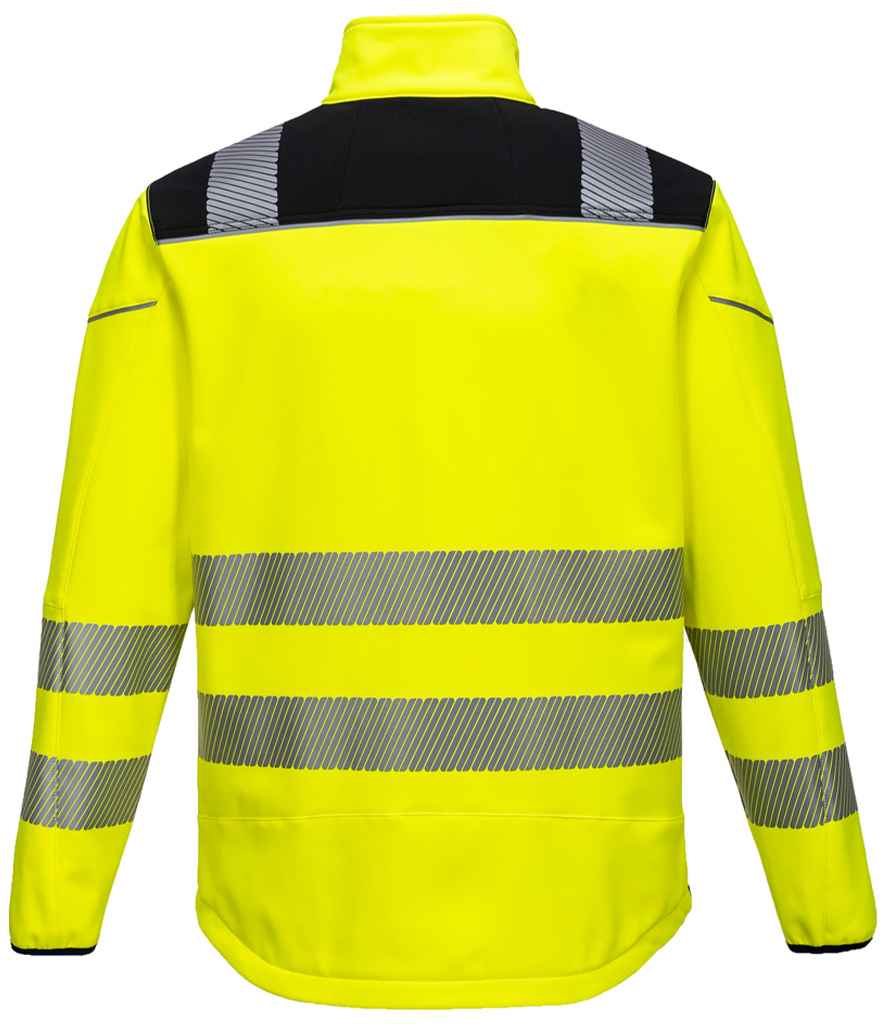 Portwest PW3 Hi-Vis Soft Shell Jacket - Yellow/Black