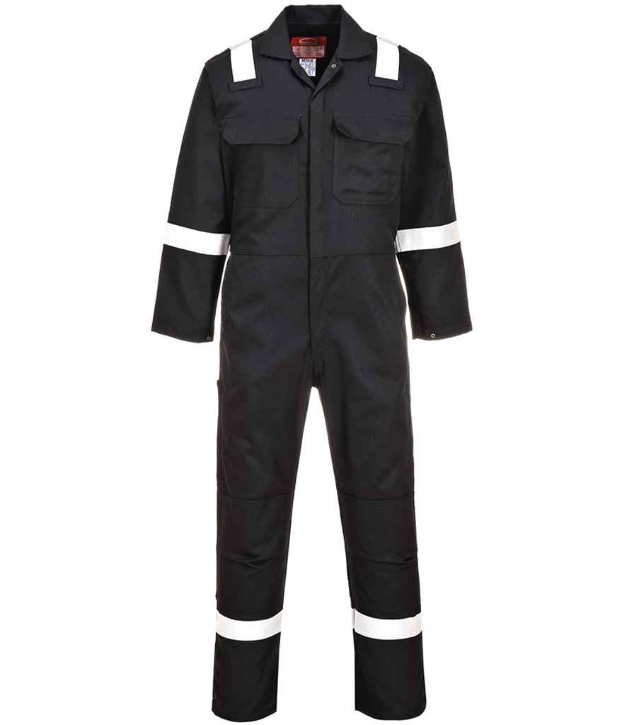 Portwest Bizweld™ Flame Resistant Iona Coverall - Black