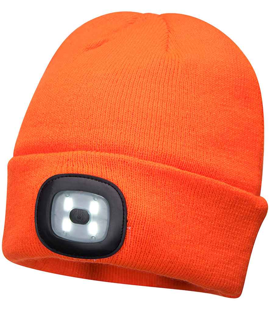 Portwest LED Head Light Beanie - Orange