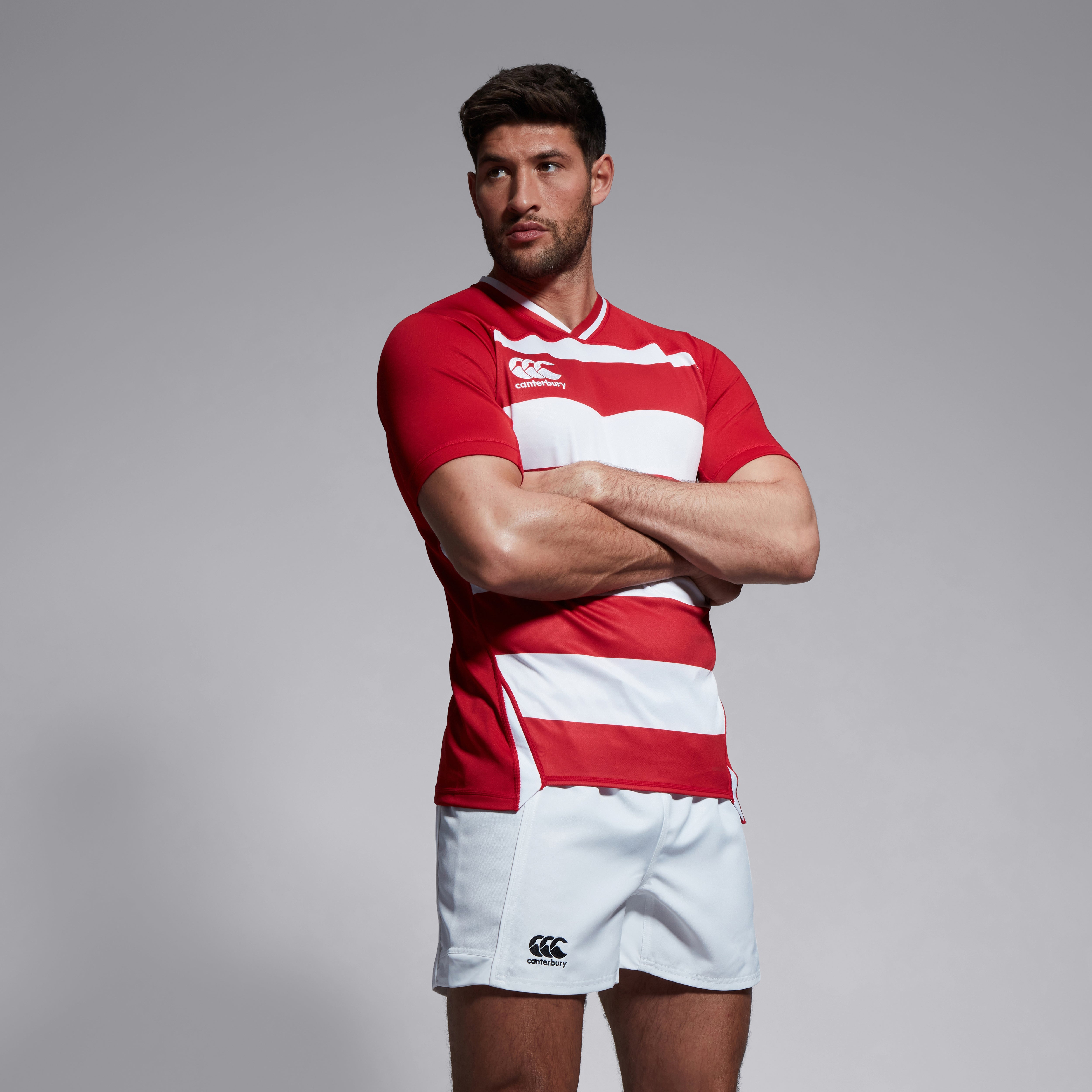 Canterbury Adult Male Vapodri Hooped Evader Jersey