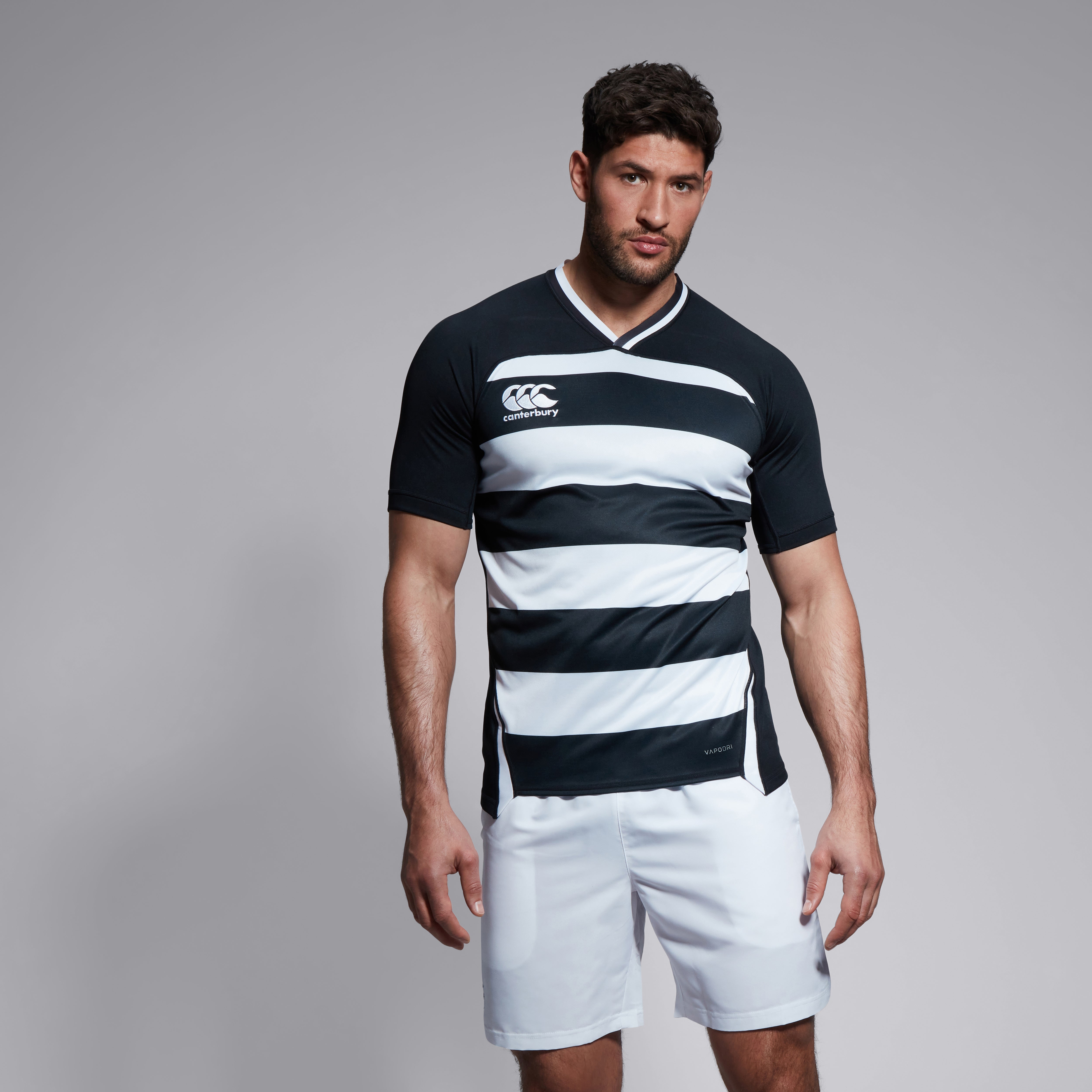Canterbury Adult Male Vapodri Hooped Evader Jersey