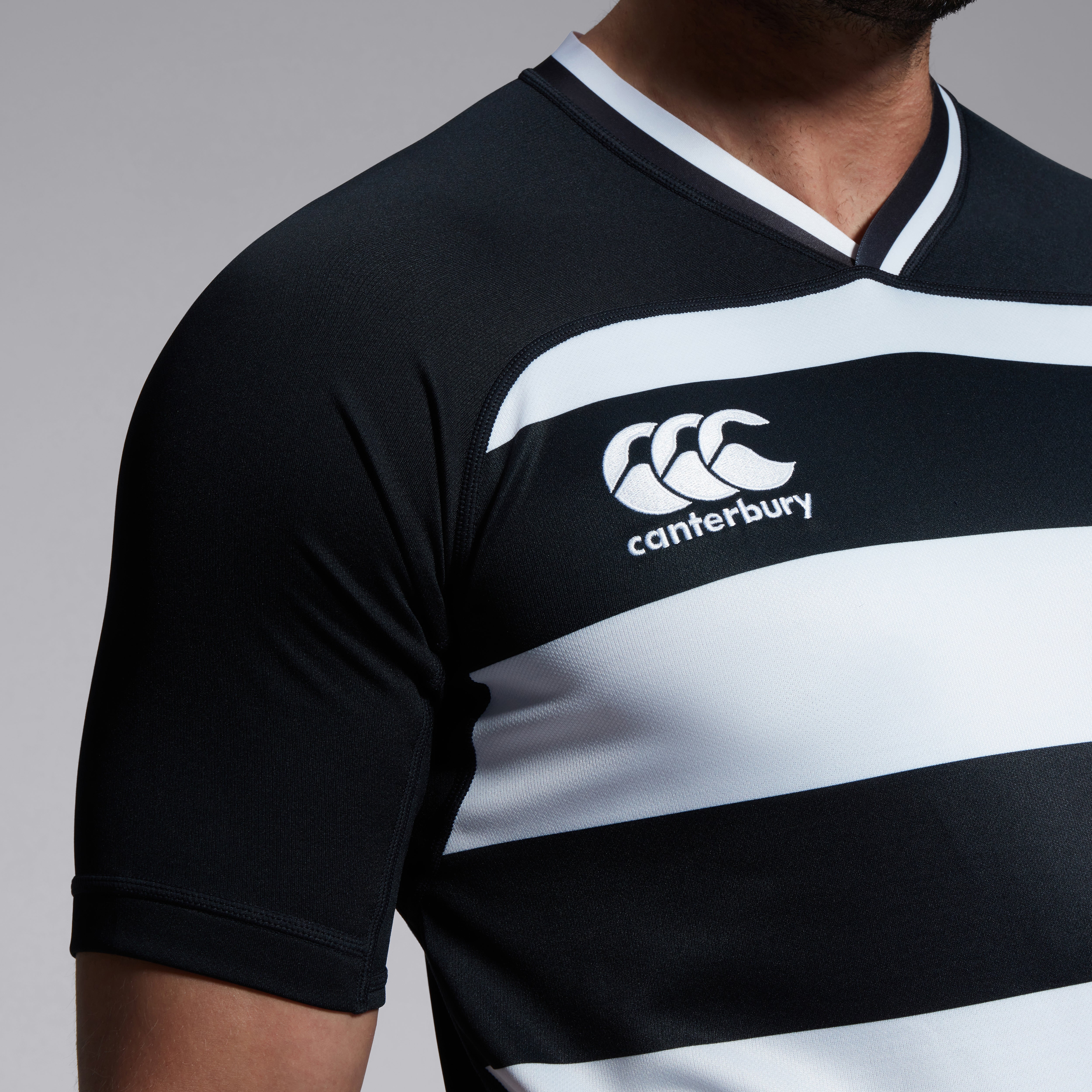 Canterbury Adult Male Vapodri Hooped Evader Jersey
