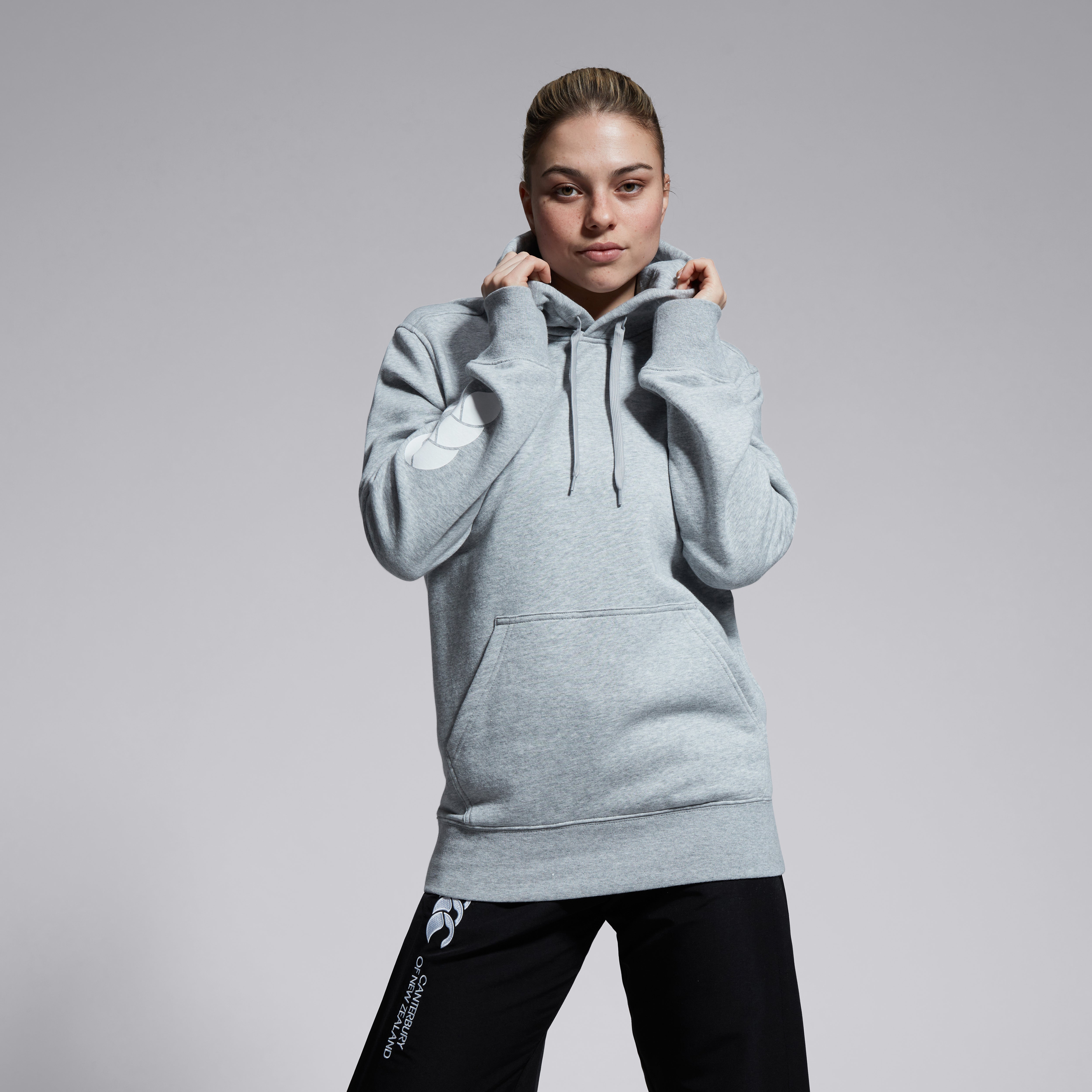 Canterbury Club Lightweight Hoodie Af Grey Marl