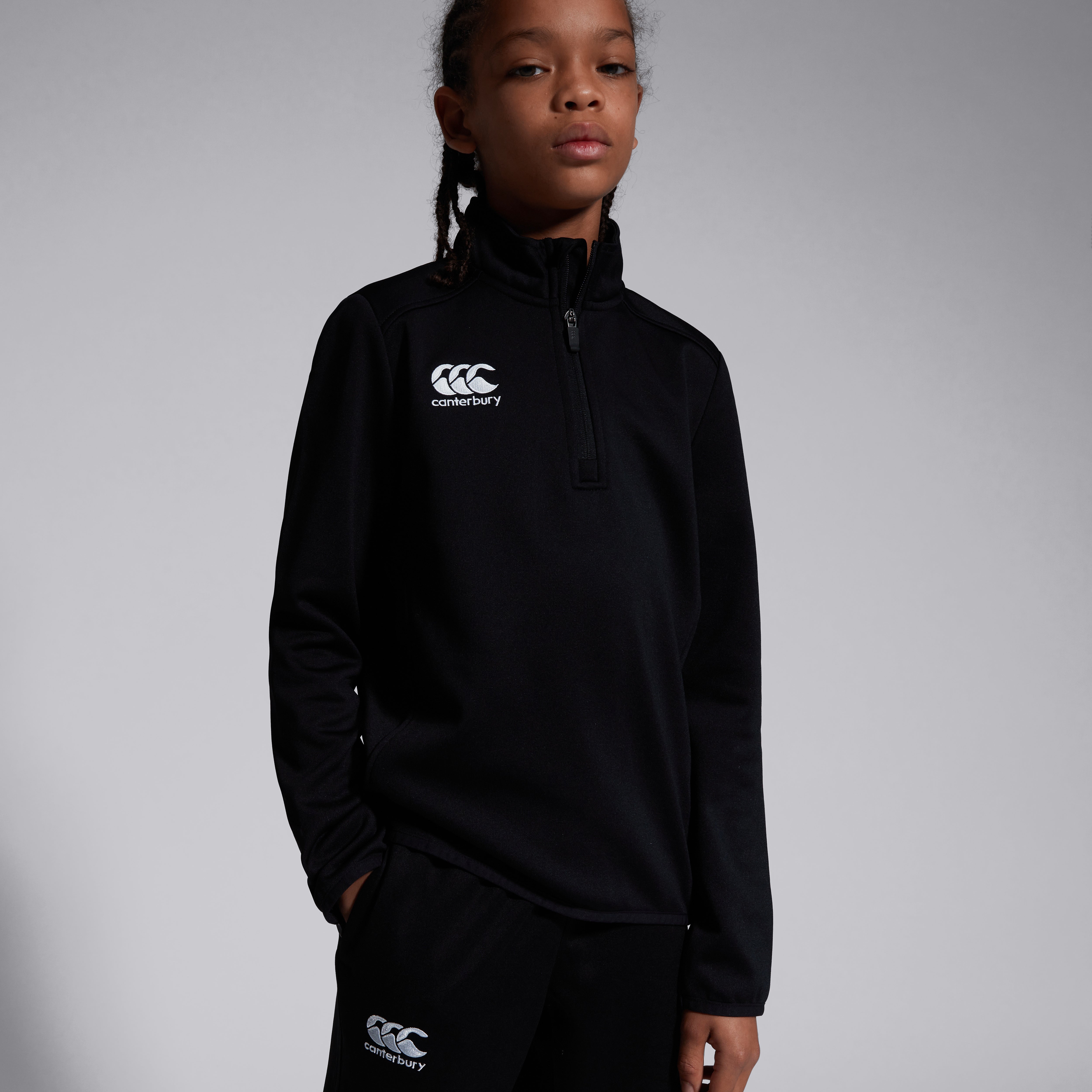 Canterbury Kids Unisex Club Quarter-zip Midlayer Training Top