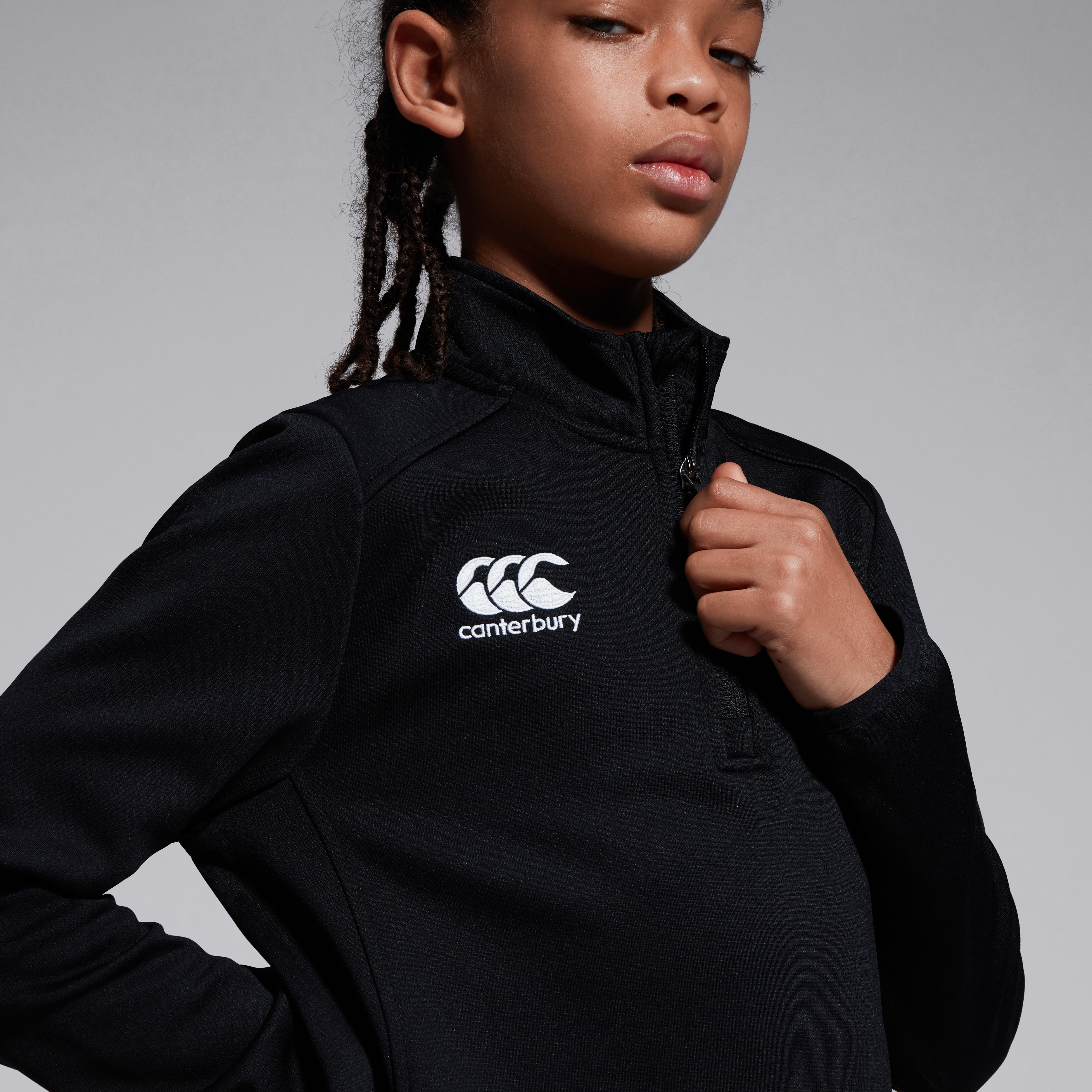 Canterbury Kids Unisex Club Quarter-zip Midlayer Training Top