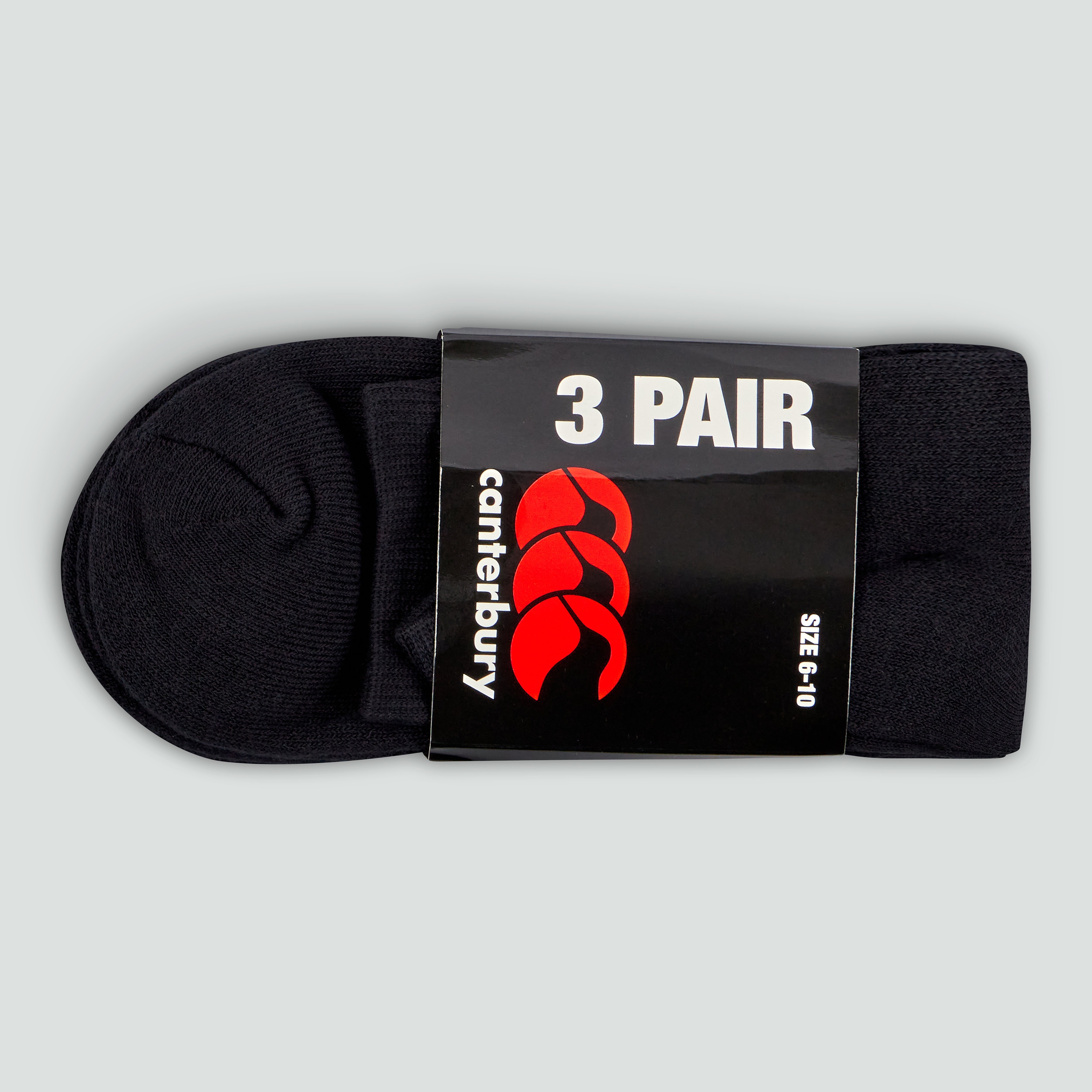 Canterbury Adult Crew Sock 3 Pack