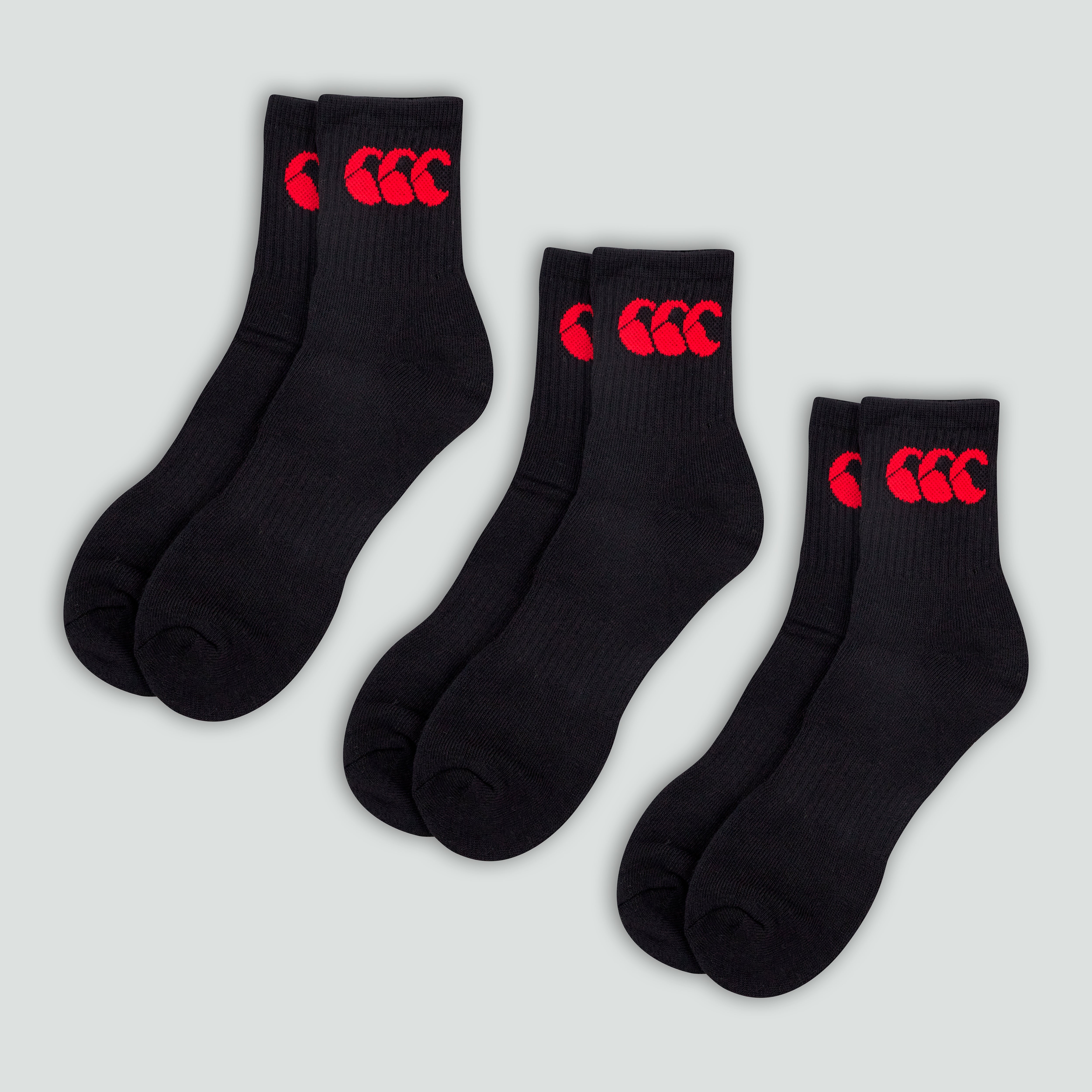 Canterbury Adult Crew Sock 3 Pack
