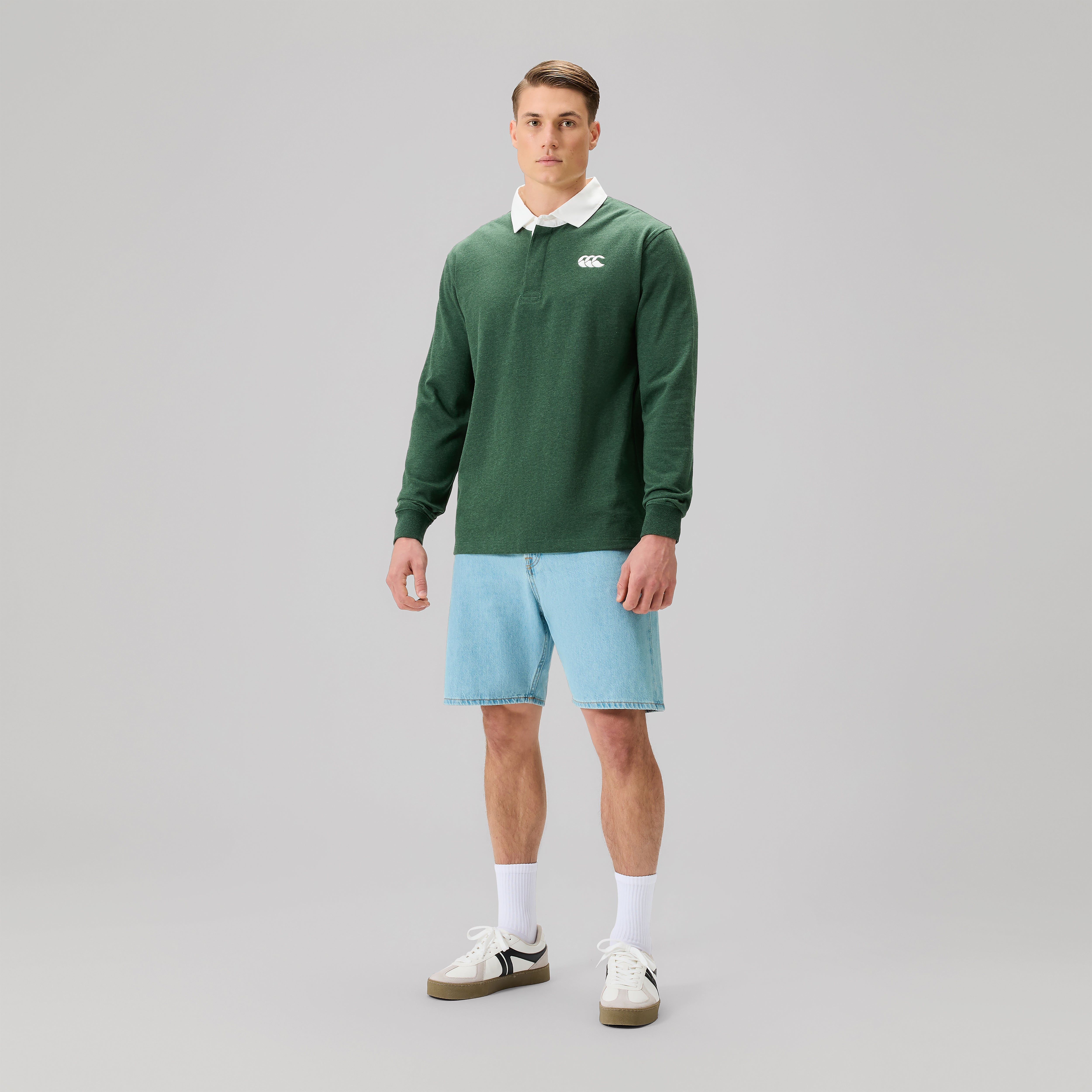 Canterbury Solid Dye Rugby Jersey Adult Male Green