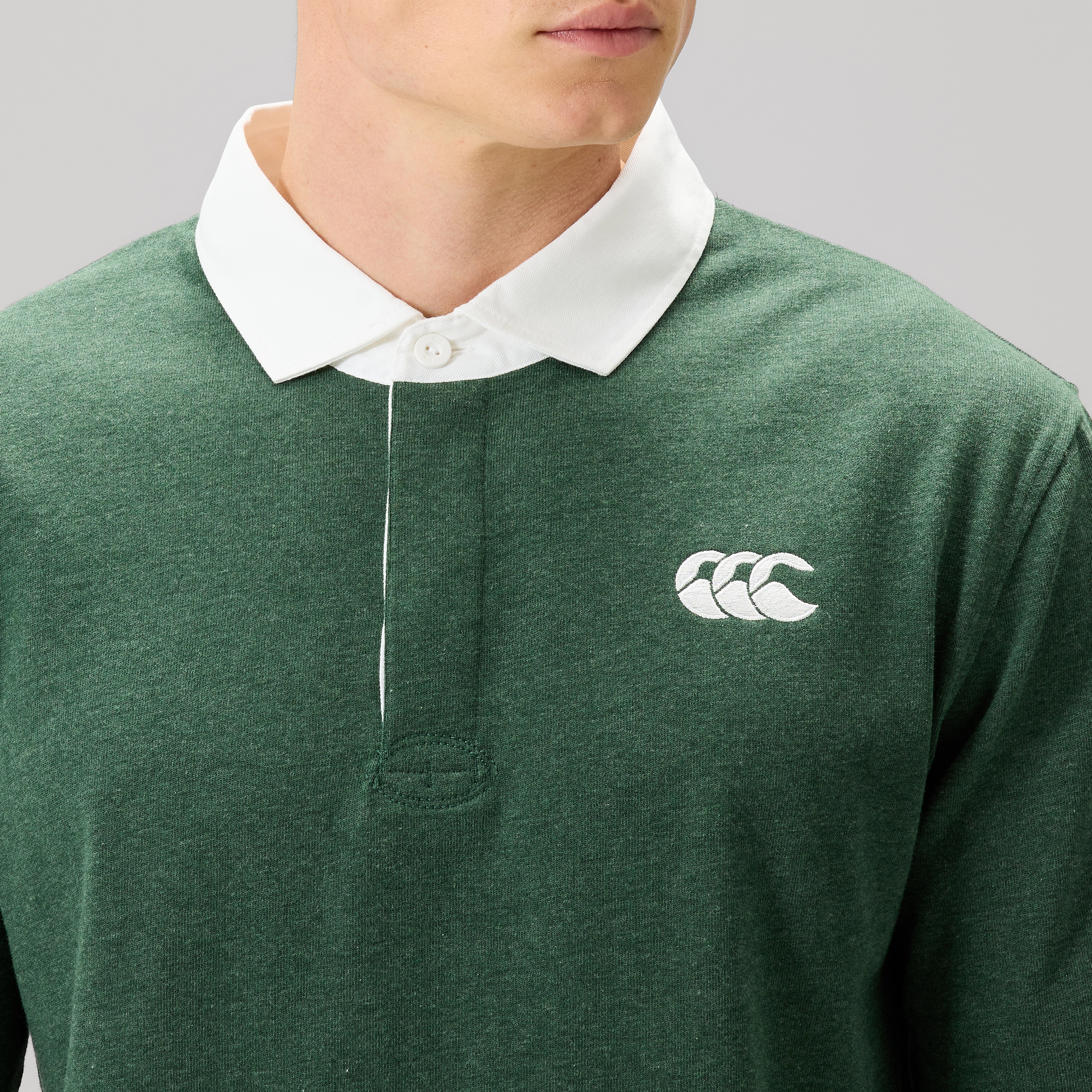 Canterbury Solid Dye Rugby Jersey Adult Male Green