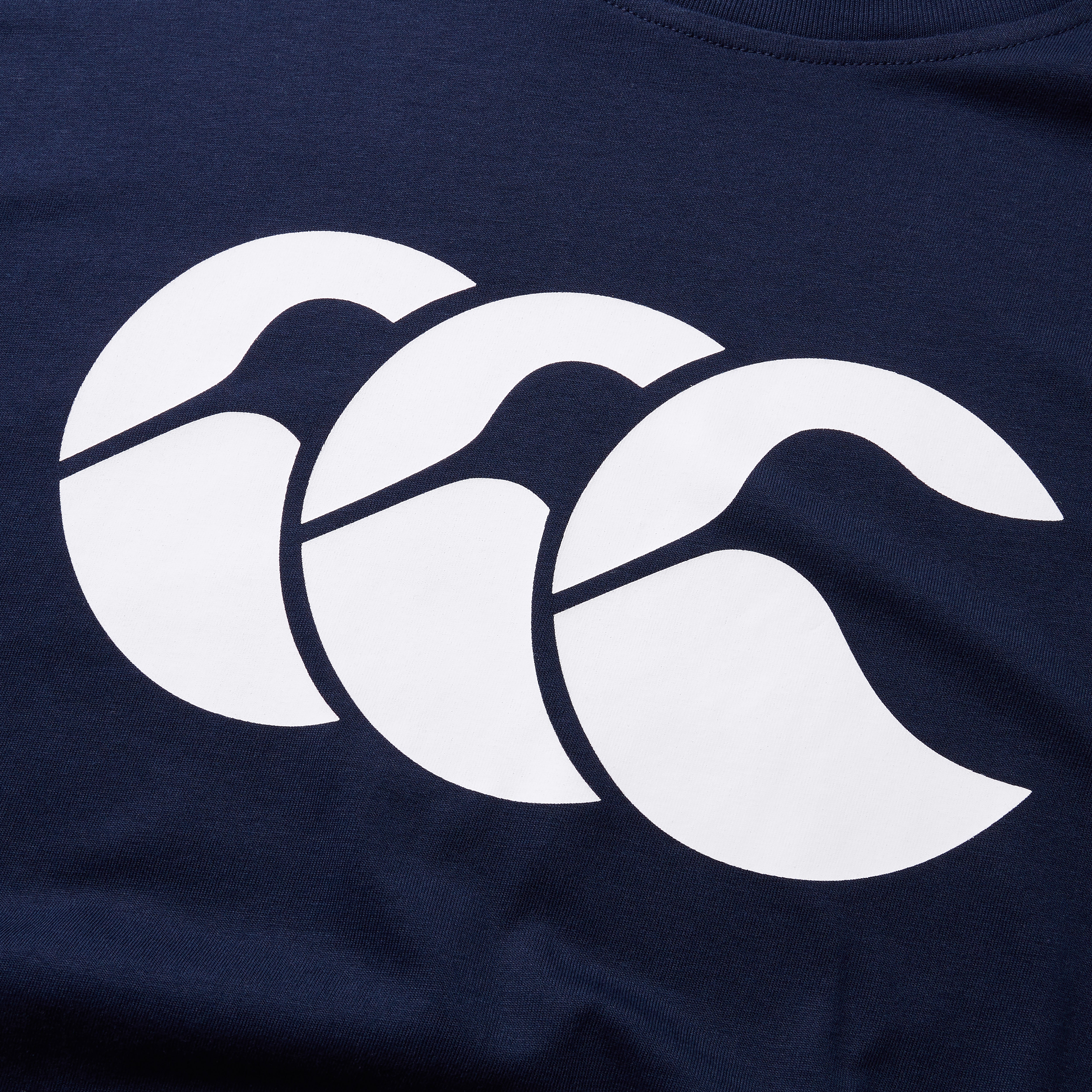 Canterbury CCC Organic Cotton Logo Tee Am Navy