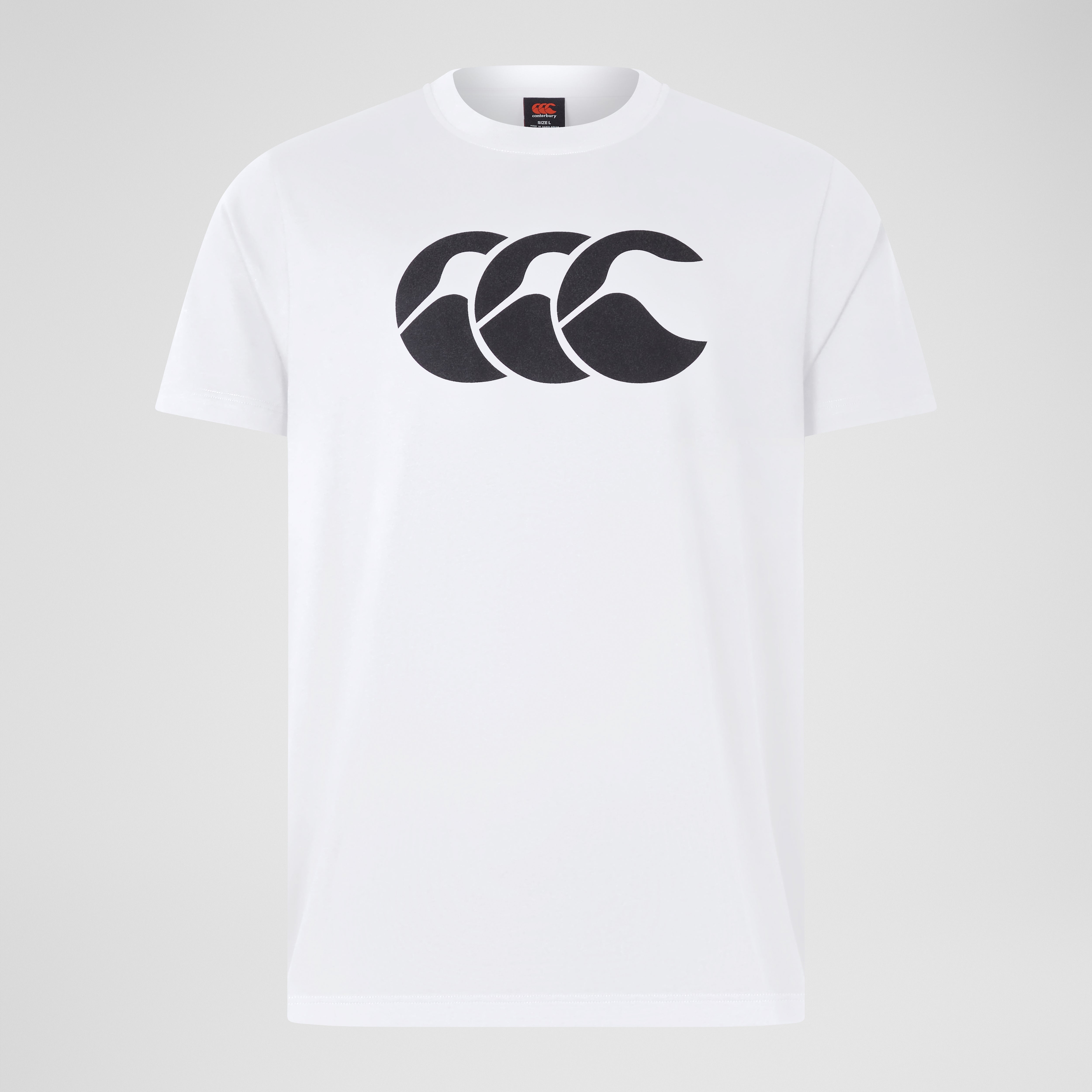 Canterbury CCC Organic Cotton Logo Tee Am Brt Wte