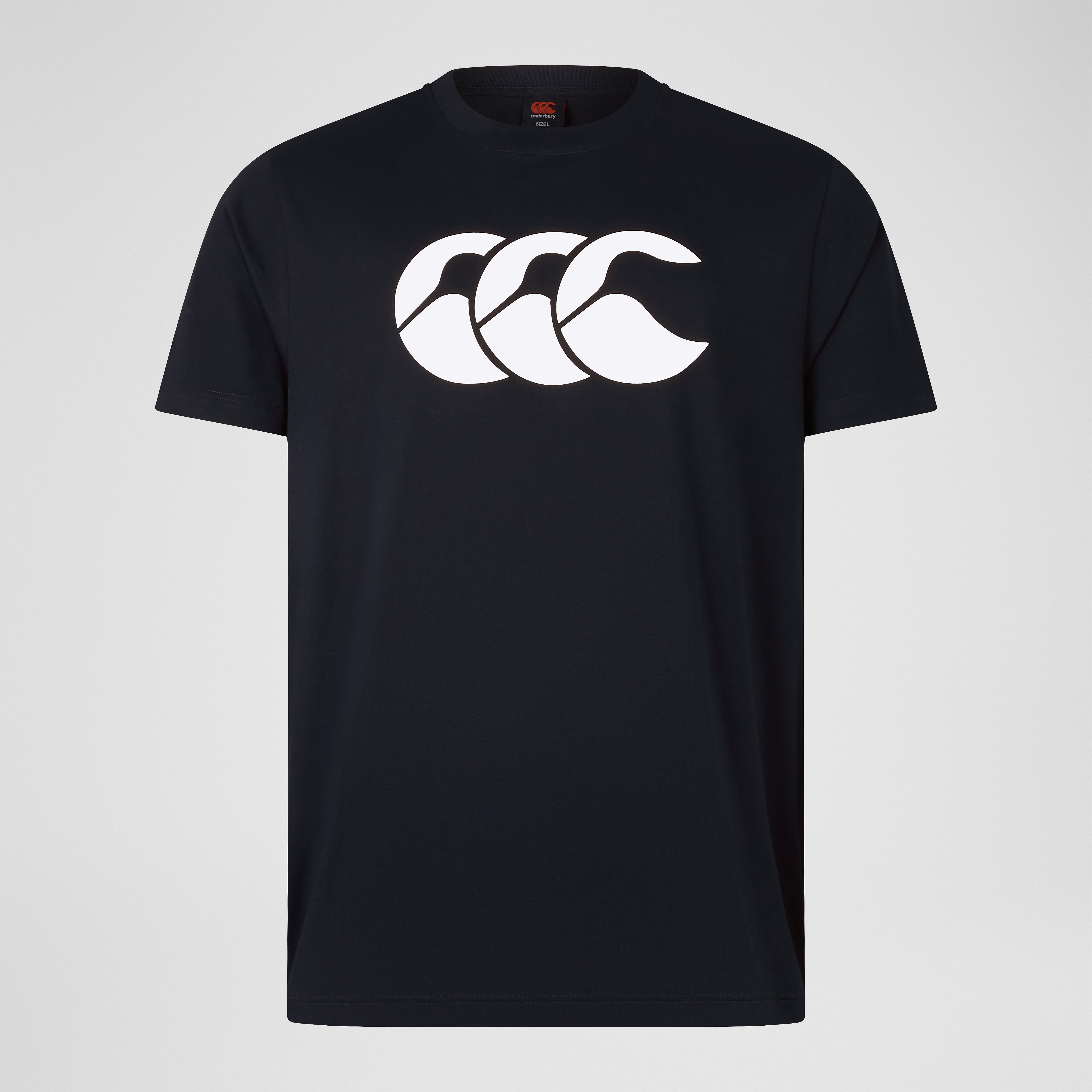 Canterbury CCC Organic Cotton Logo Tee Am Black