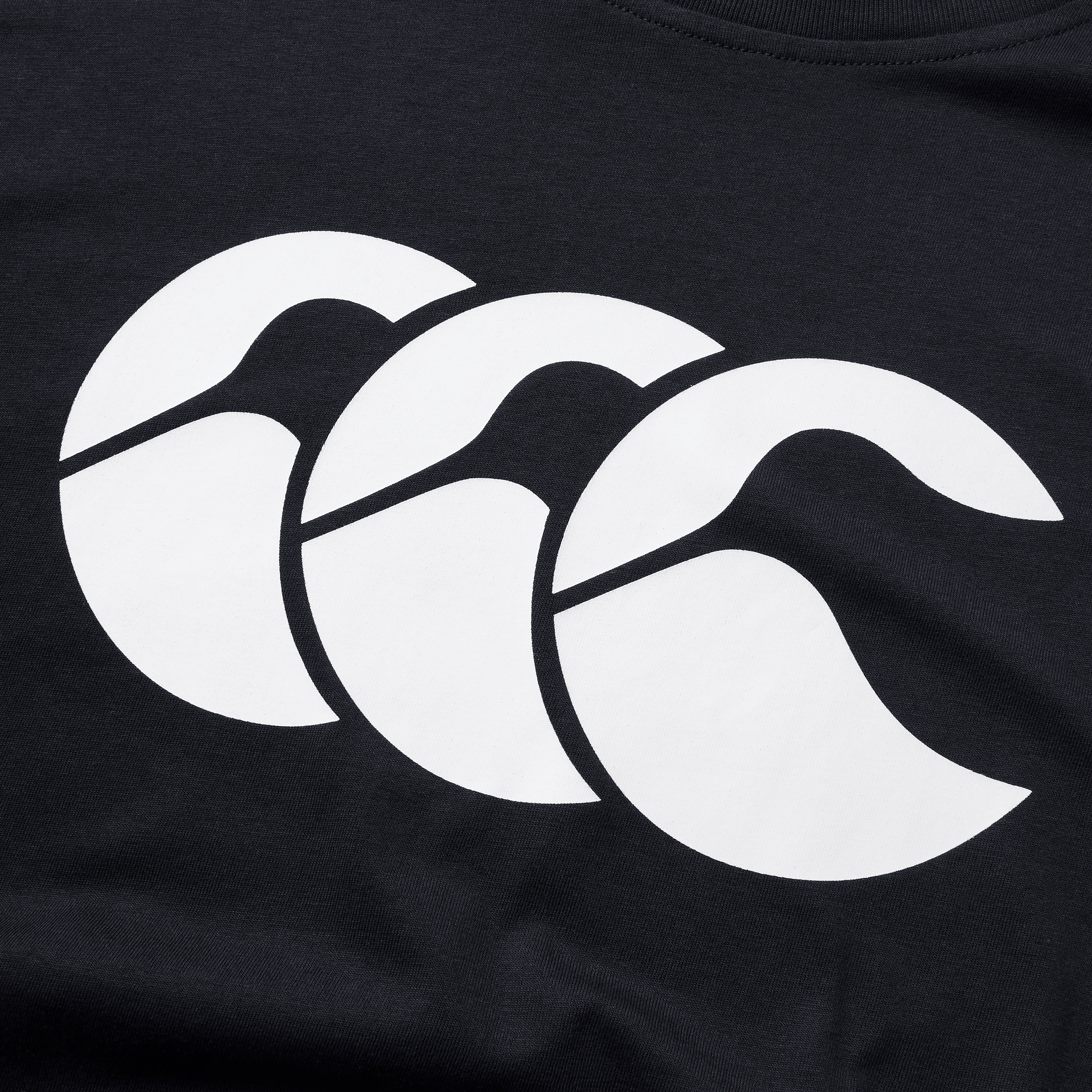 Canterbury CCC Organic Cotton Logo Tee Am Black
