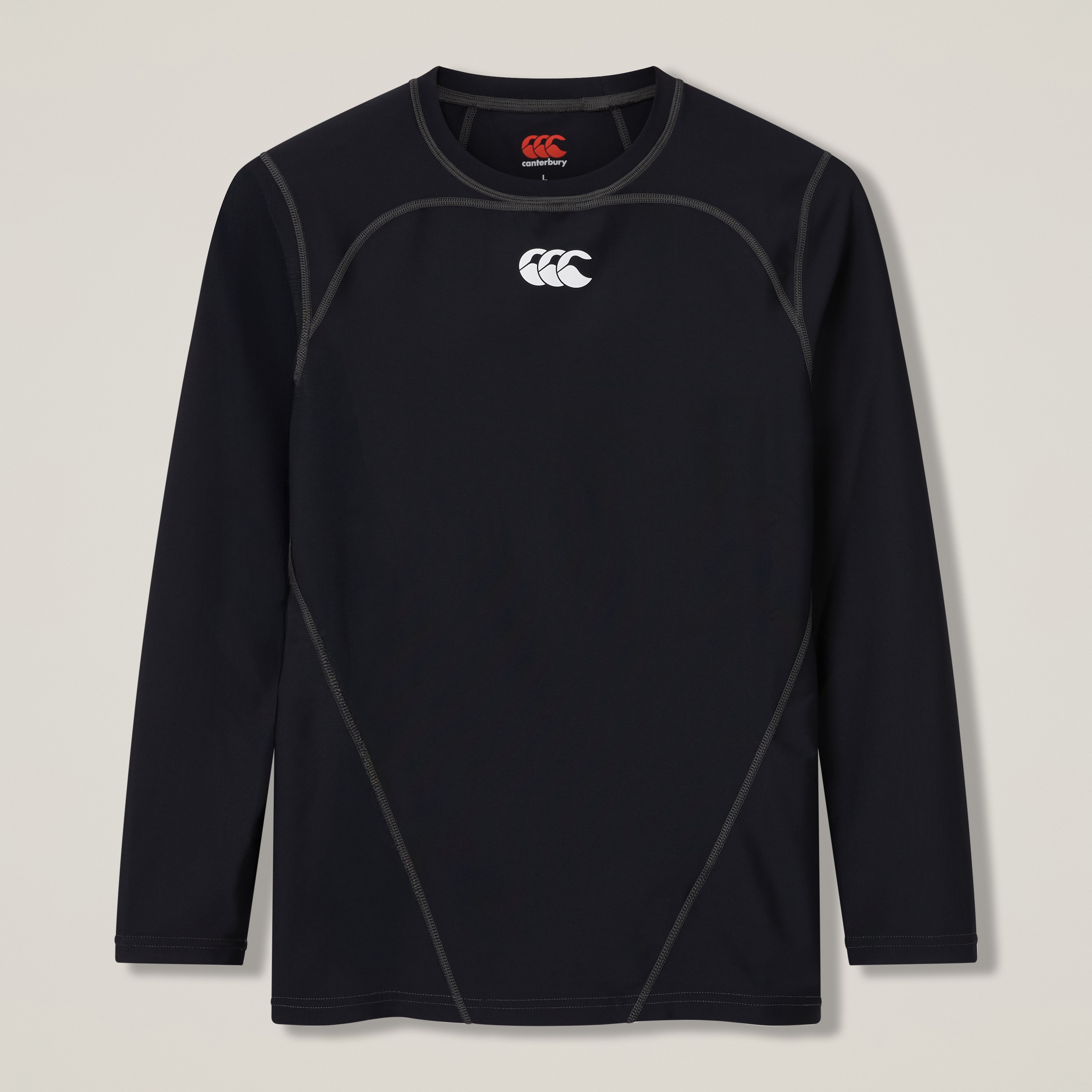 Canterbury Baselayer L/S Top Adult Male Black/white