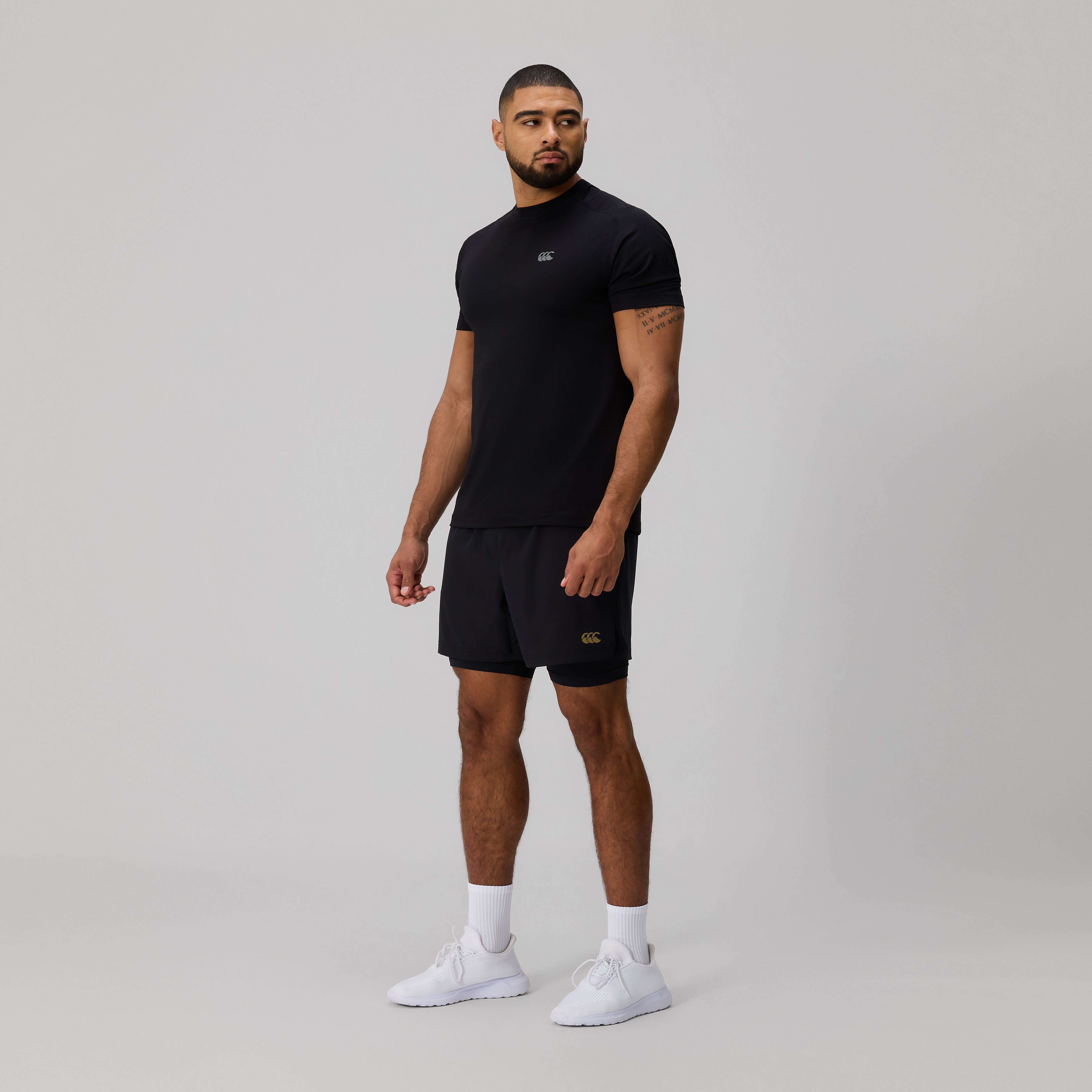 Canterbury Tempo 2-in-1 Short Am Blk