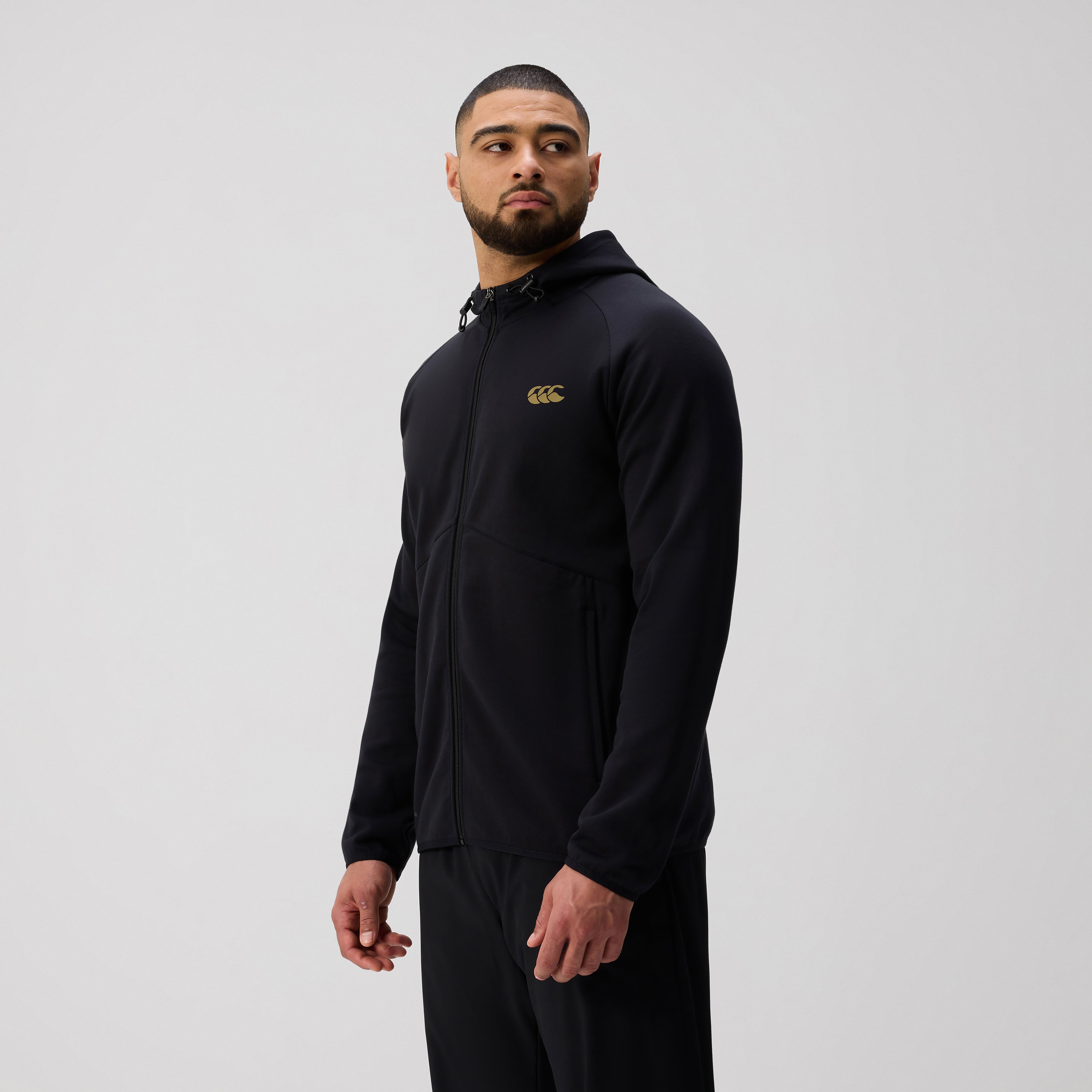 Canterbury Tempo+ Fz Hoodie Am Black
