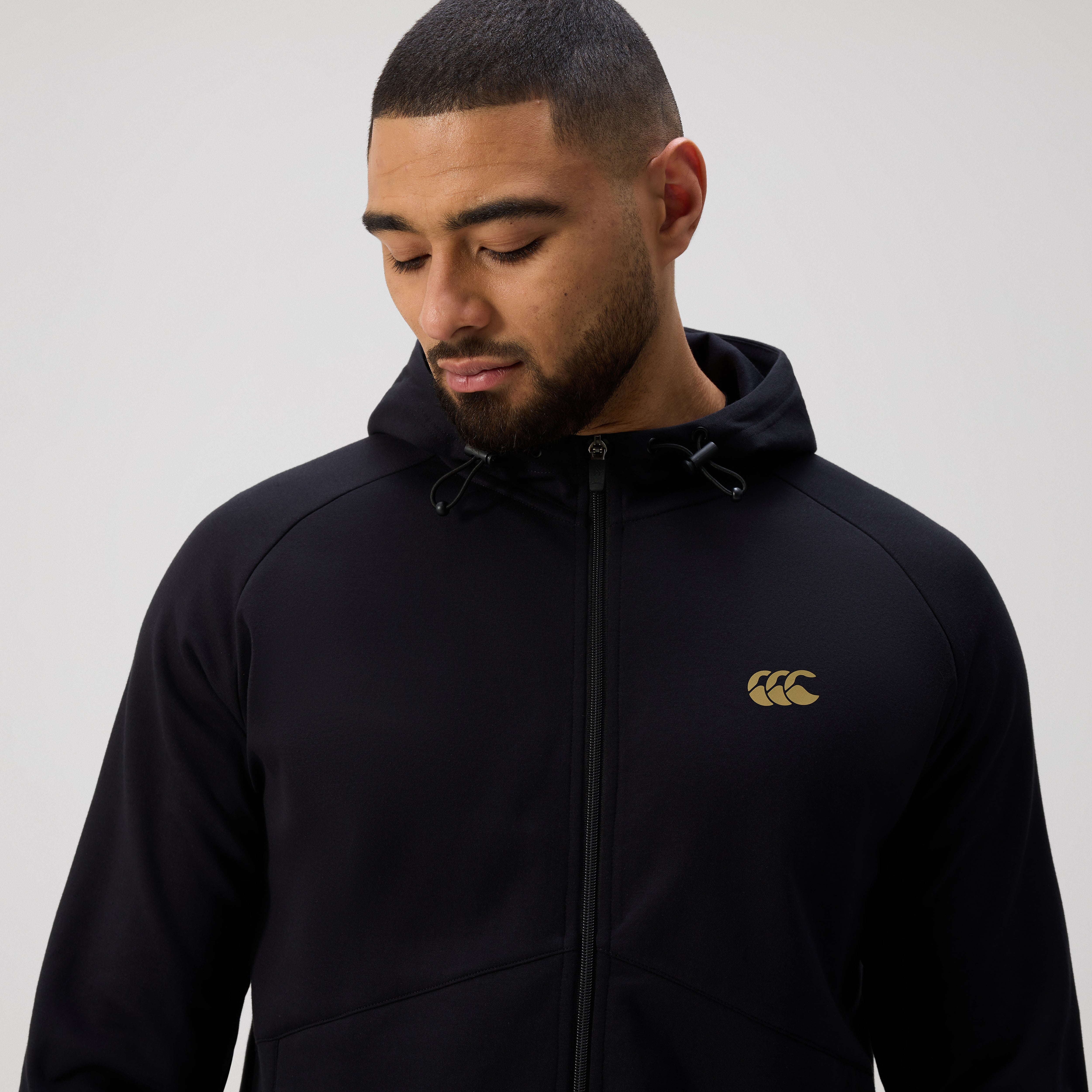 Canterbury Tempo+ Fz Hoodie Am Black