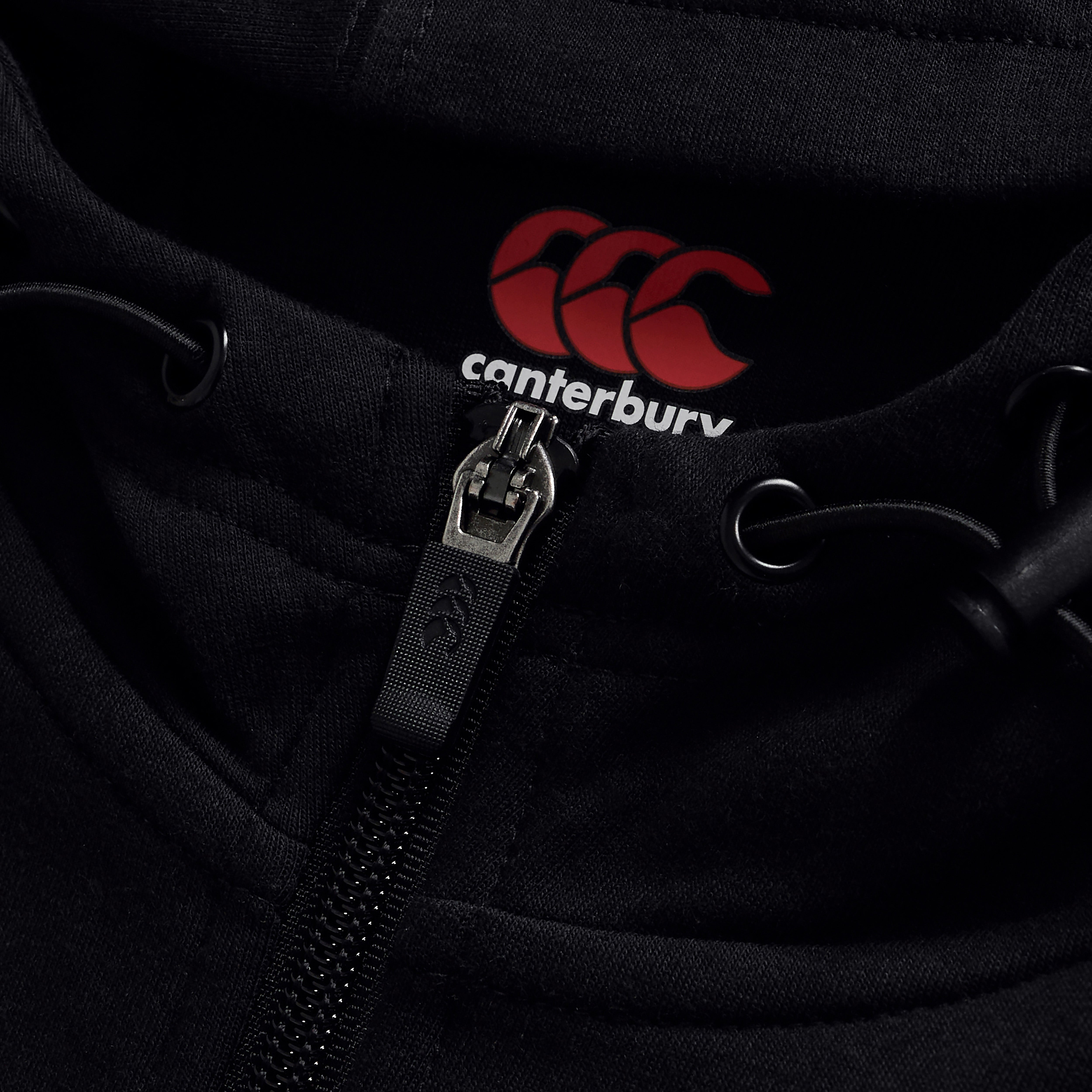 Canterbury Tempo+ Fz Hoodie Am Black