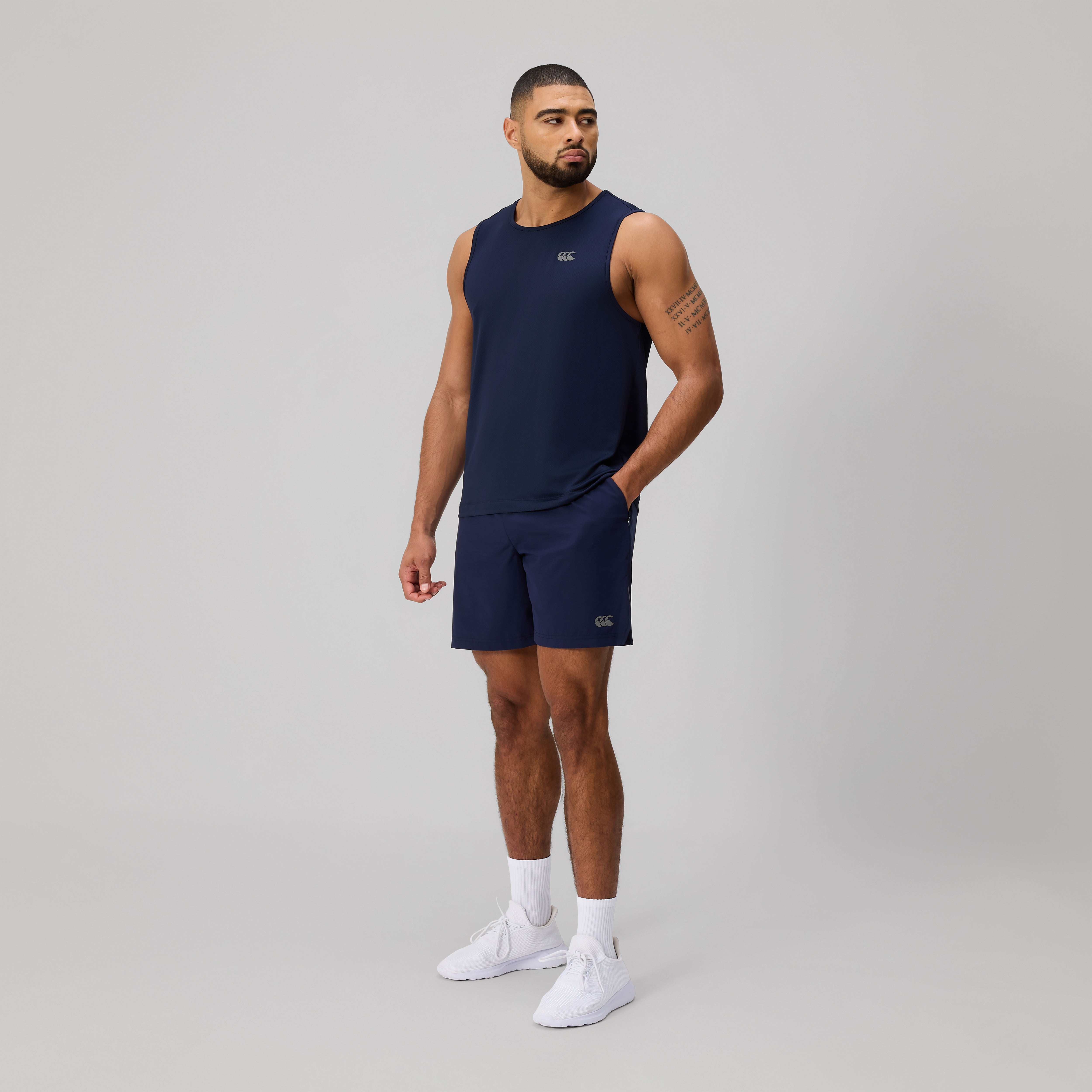 Canterbury Tempo Singlet Am Blu