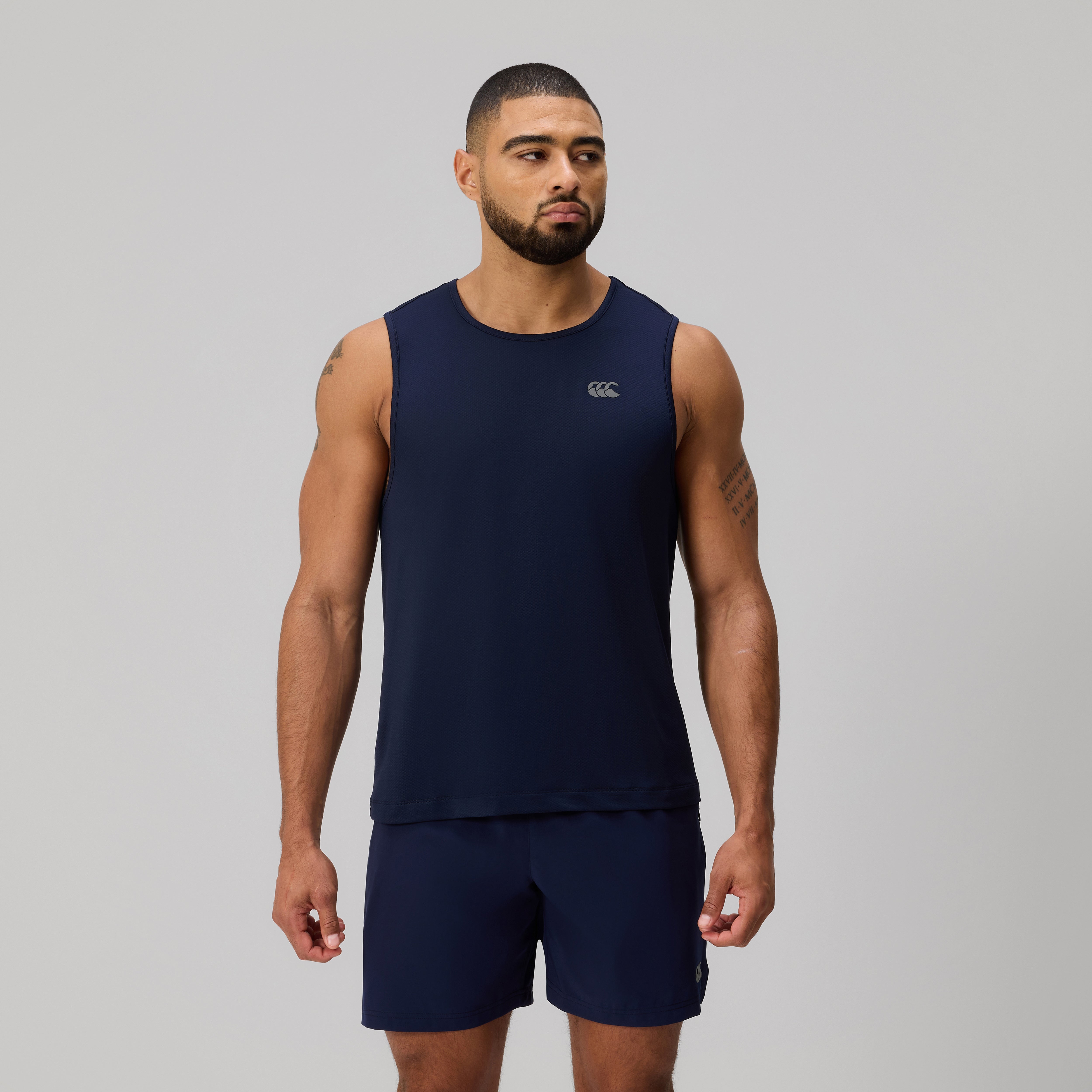Canterbury Tempo Singlet Am Blu