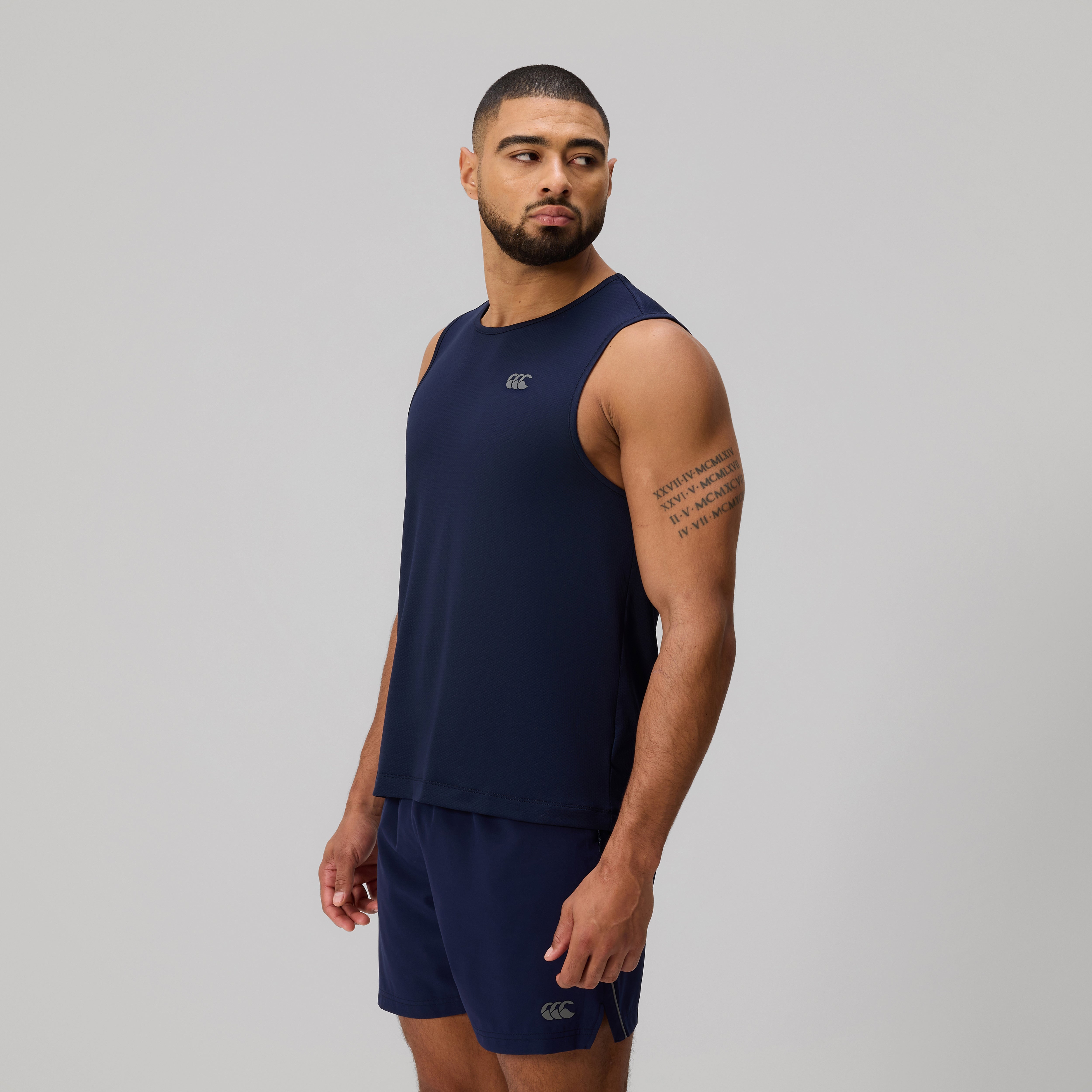Canterbury Tempo Singlet Am Blu