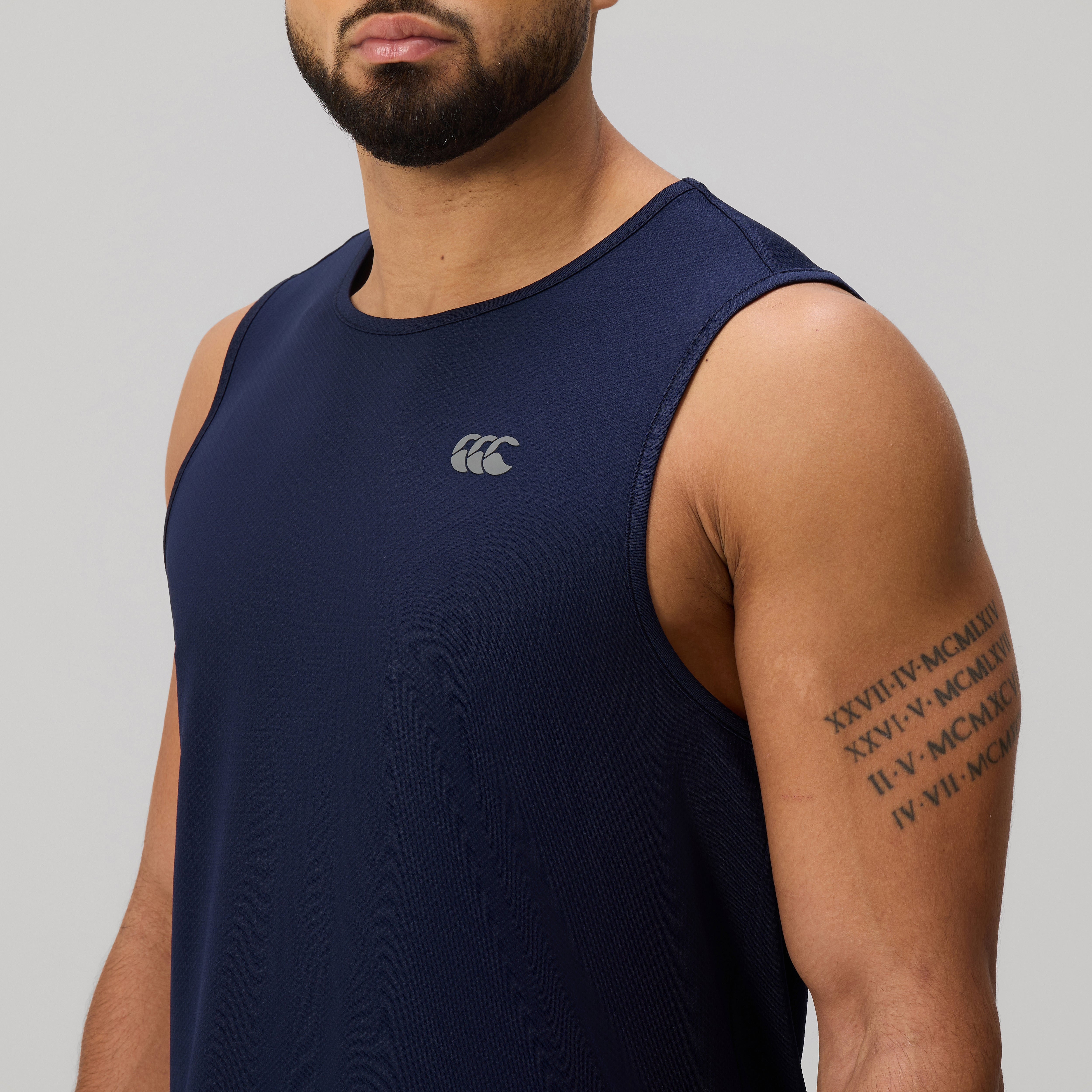 Canterbury Tempo Singlet Am Blu