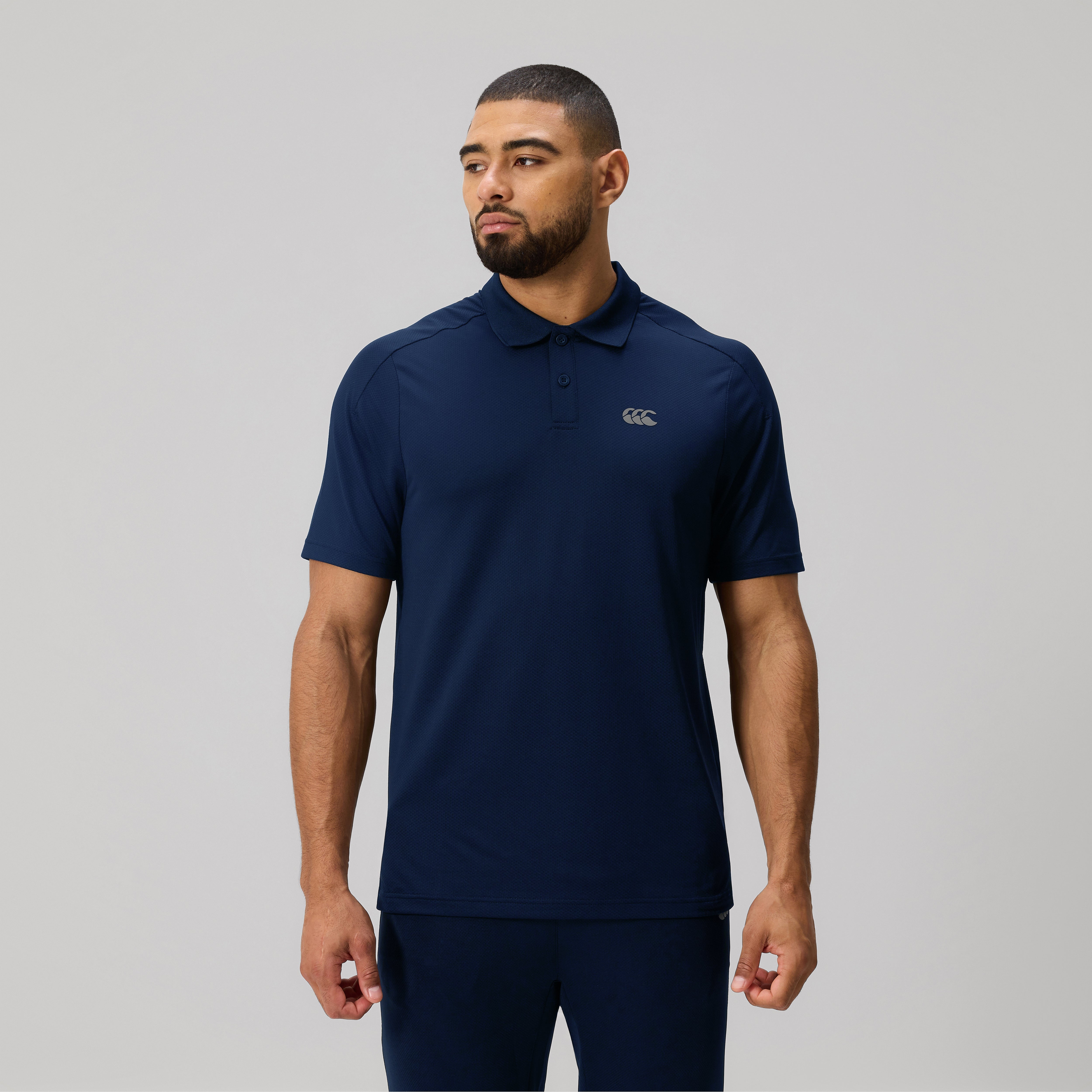 Canterbury Tempo Polo Shirt Adult Male Blue