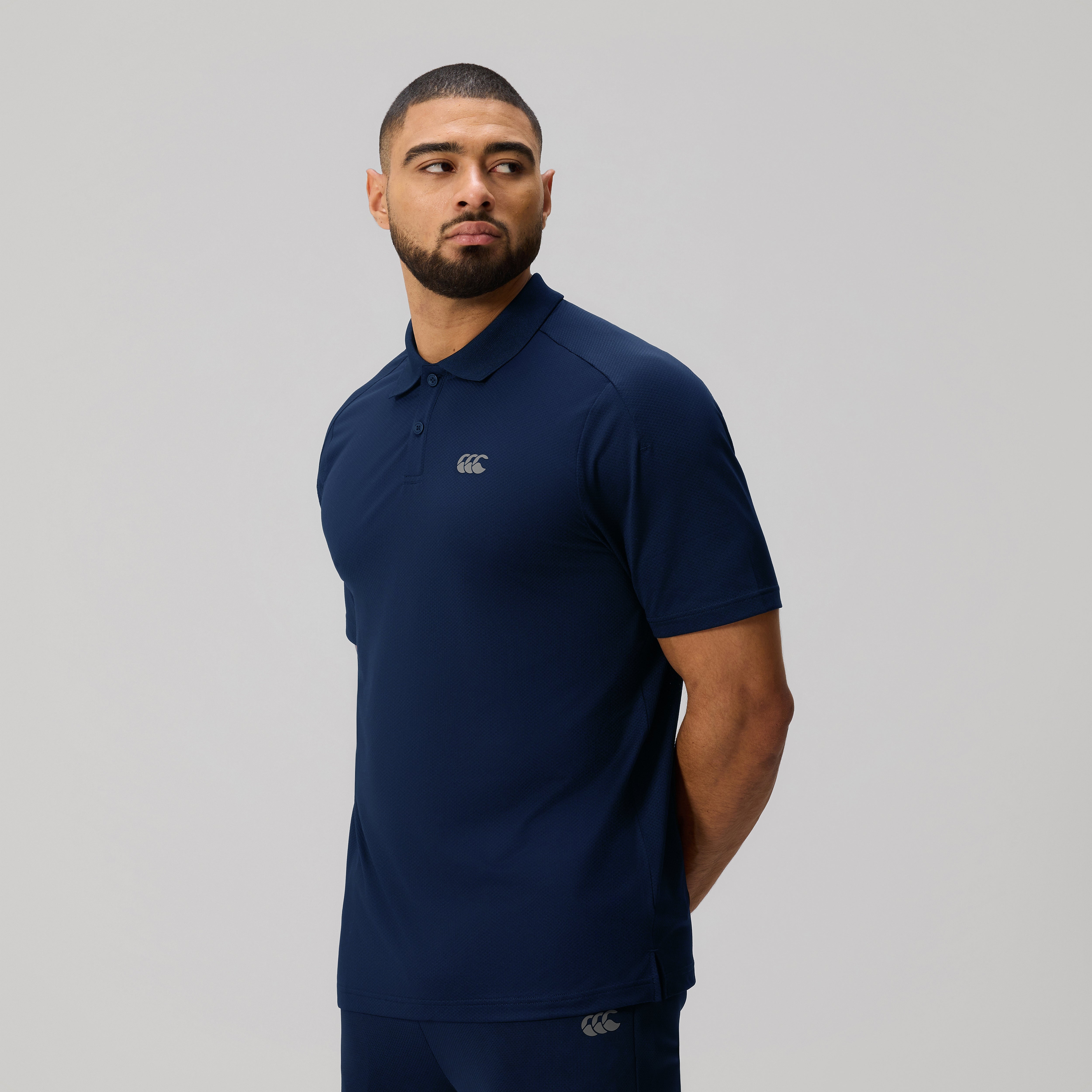 Canterbury Tempo Polo Shirt Adult Male Blue