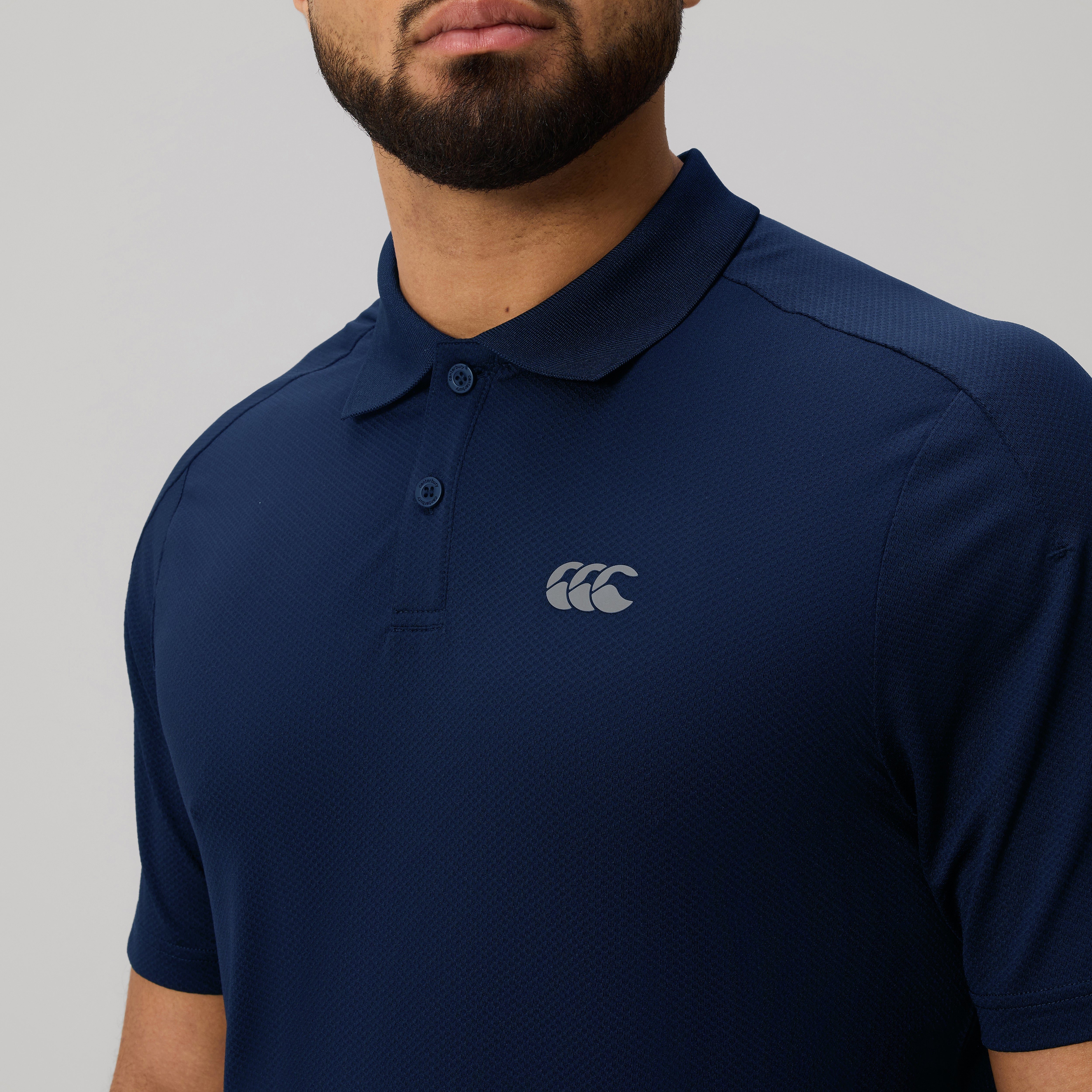 Canterbury Tempo Polo Shirt Adult Male Blue