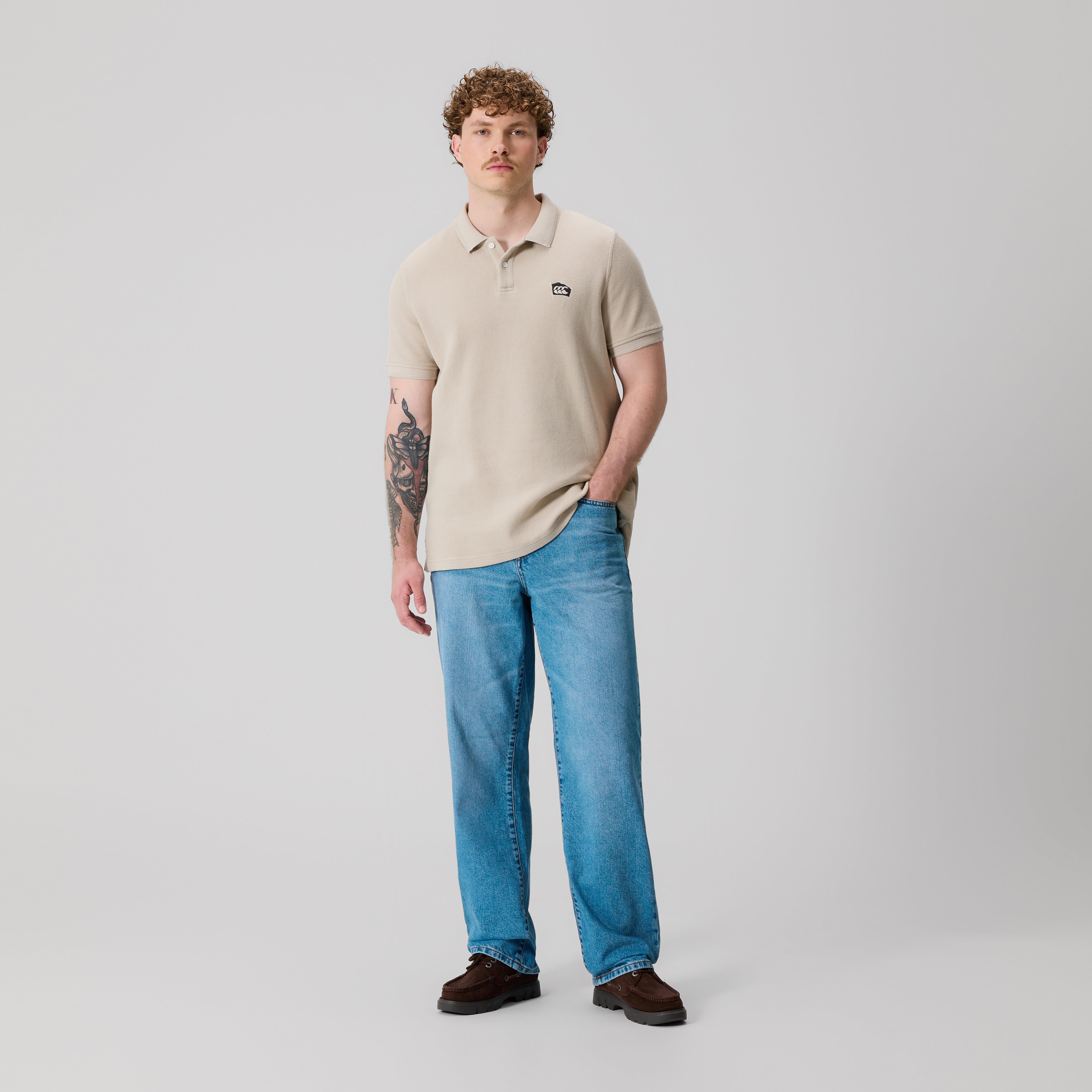 Canterbury CCC Classic Polo Am Taupe