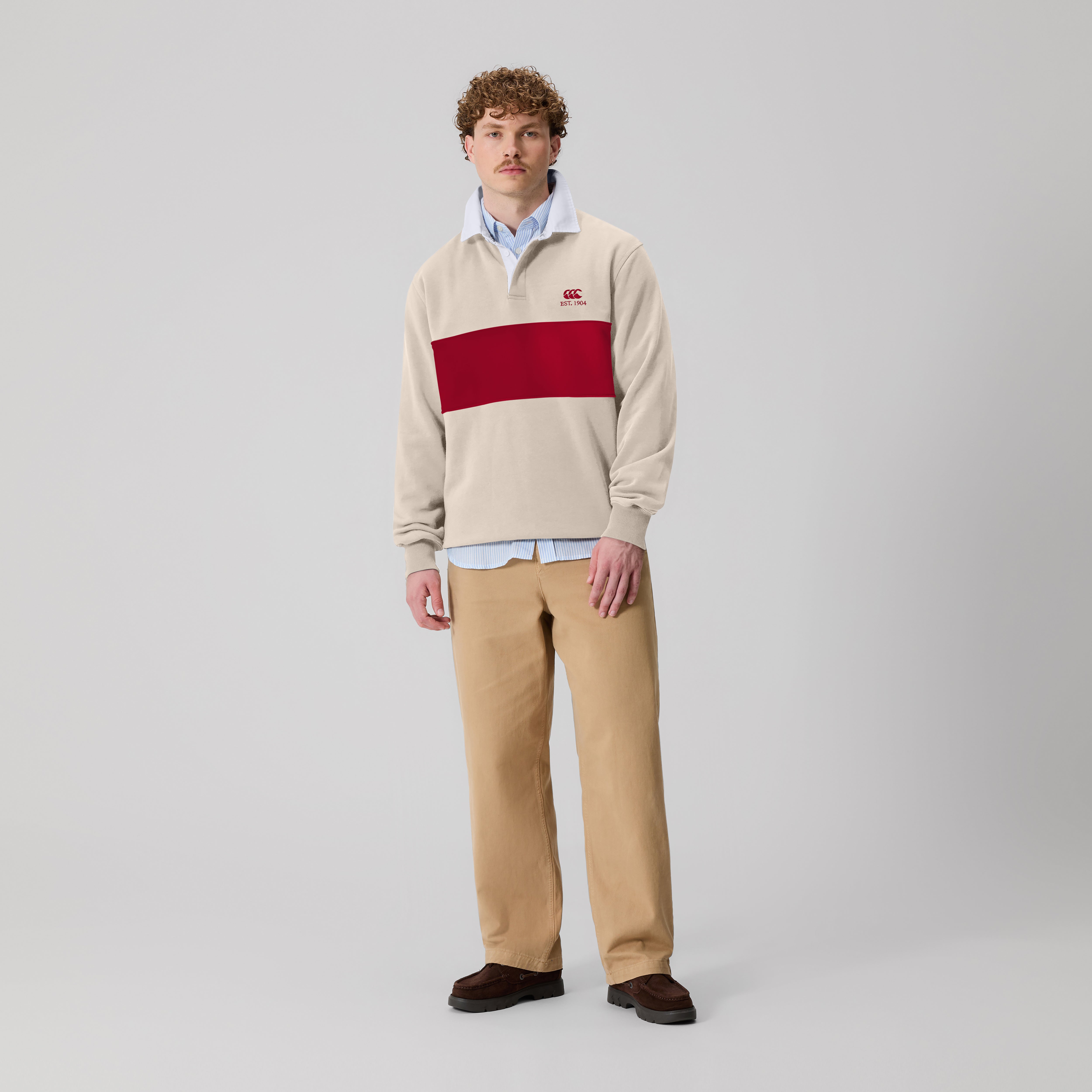 Canterbury CCC Rugby Sweatshirt Am Taupe