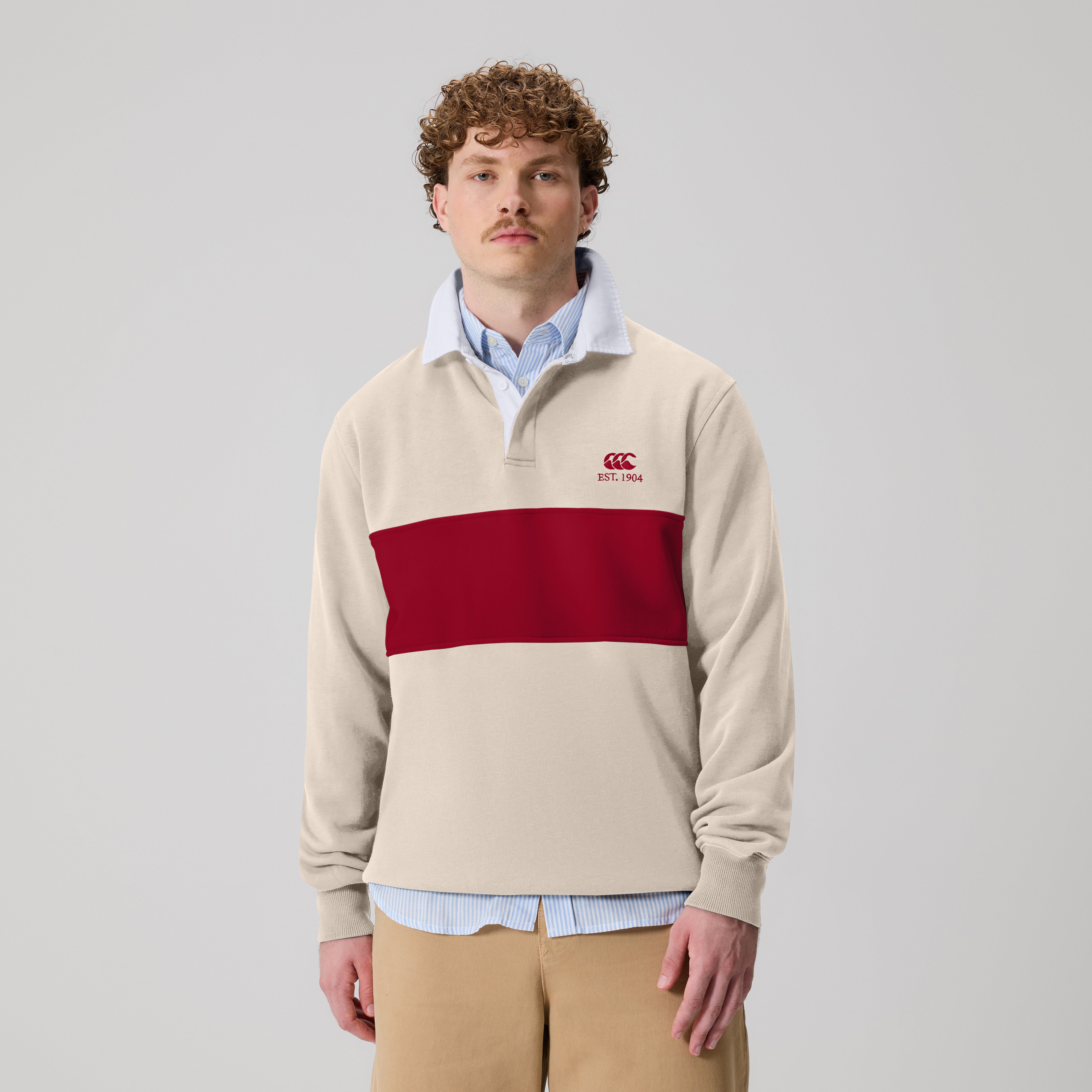 Canterbury CCC Rugby Sweatshirt Am Taupe