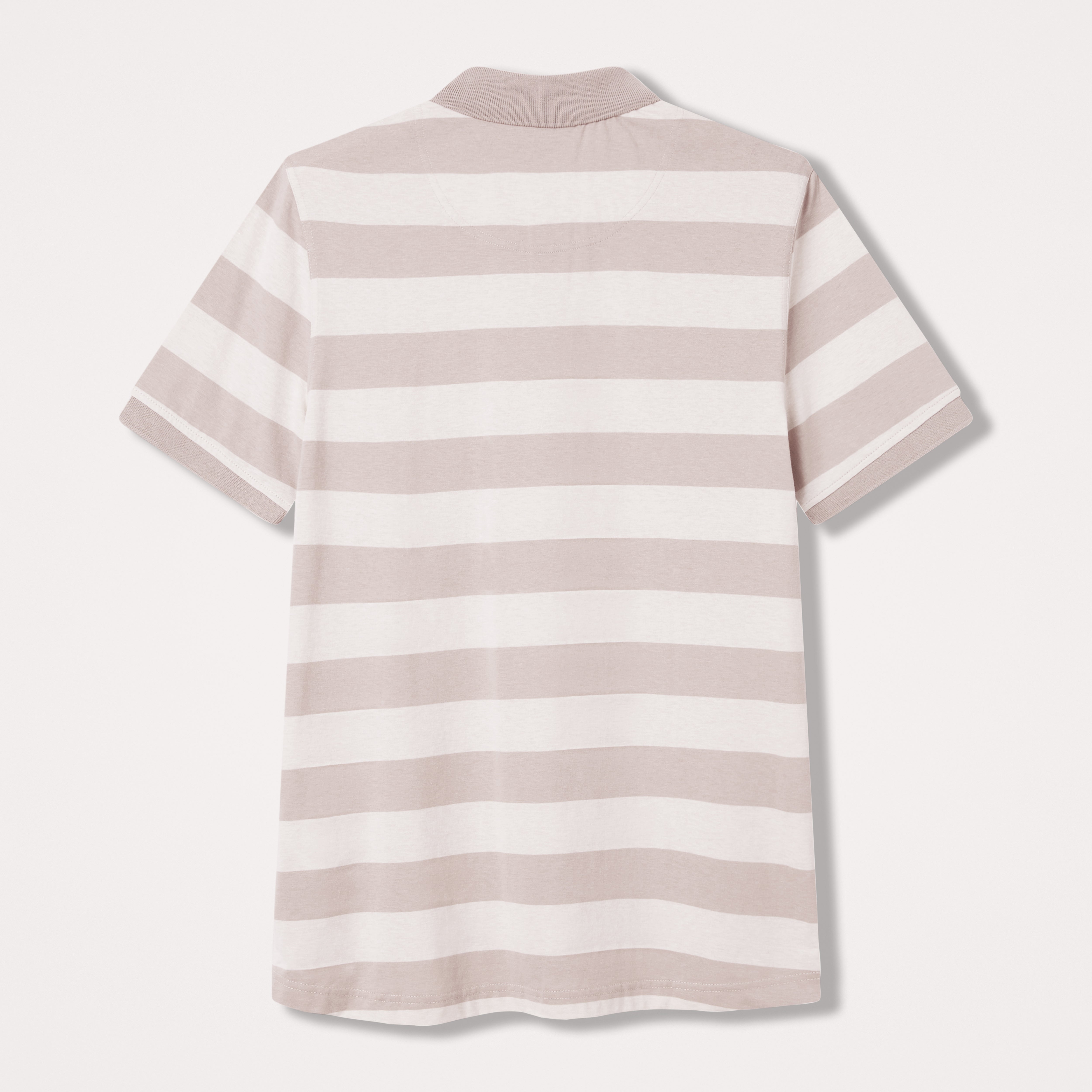Canterbury Yarn Stripe Polo Moonbeam
