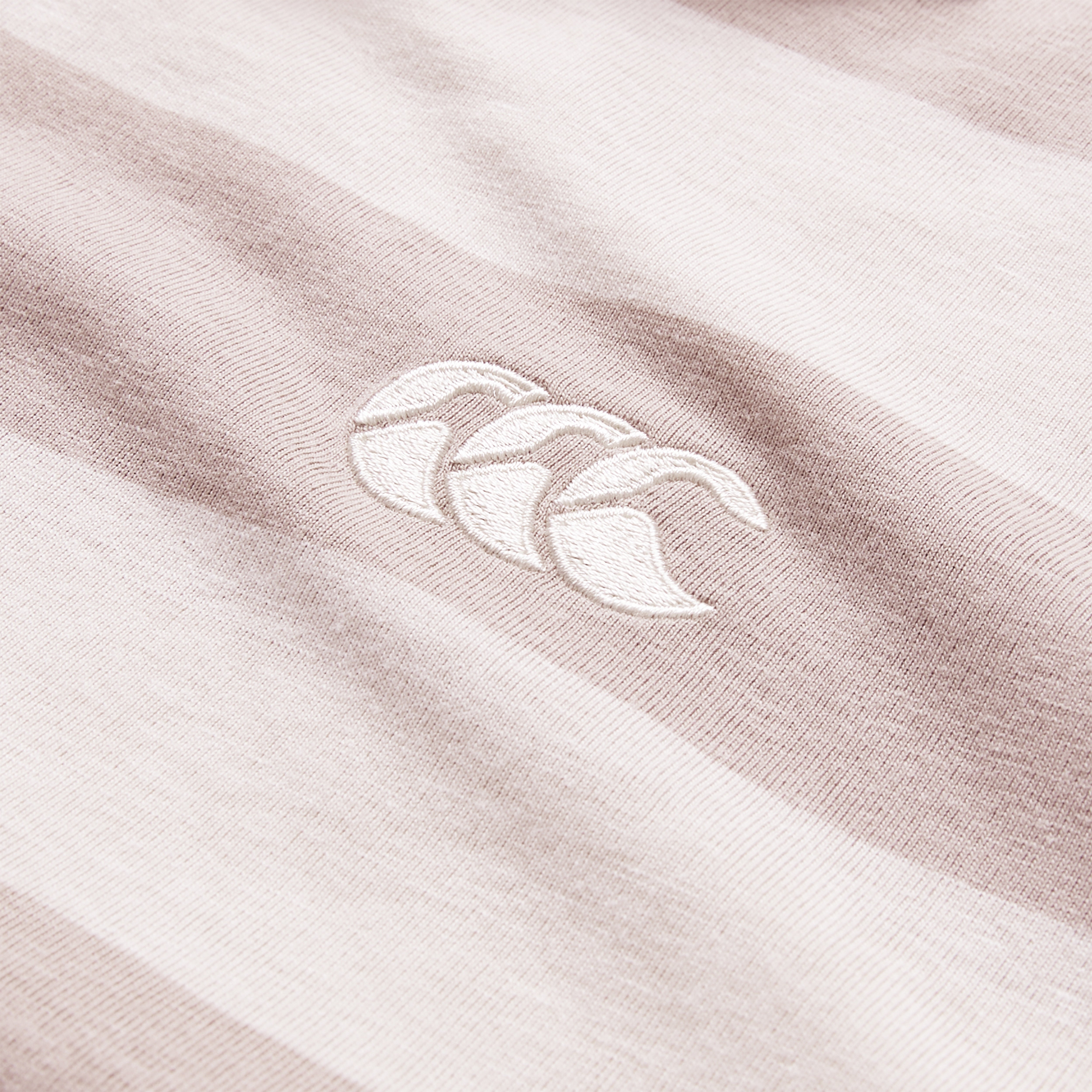 Canterbury Yarn Stripe Polo Moonbeam