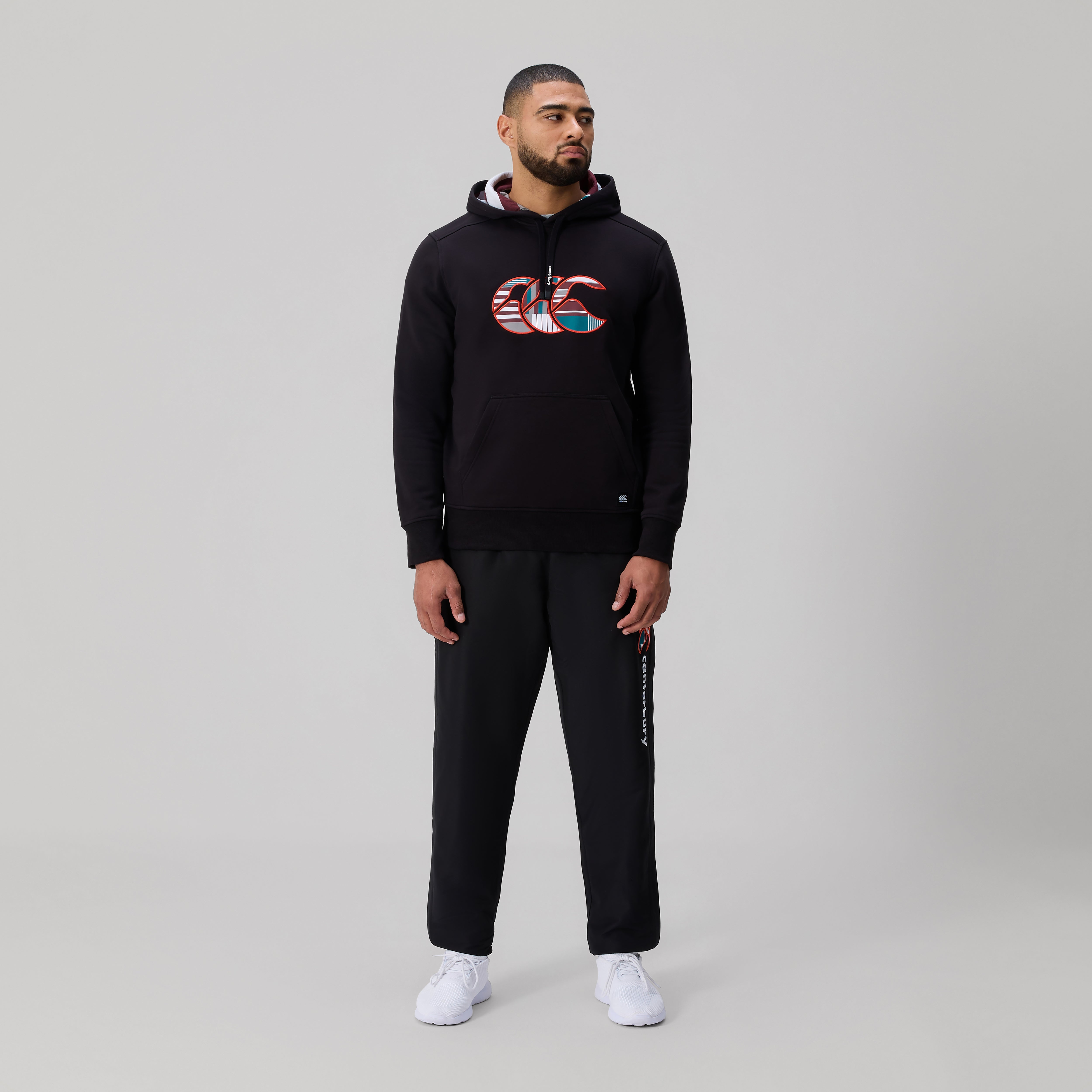 Canterbury Uglies Logo Hoodie Am Blk