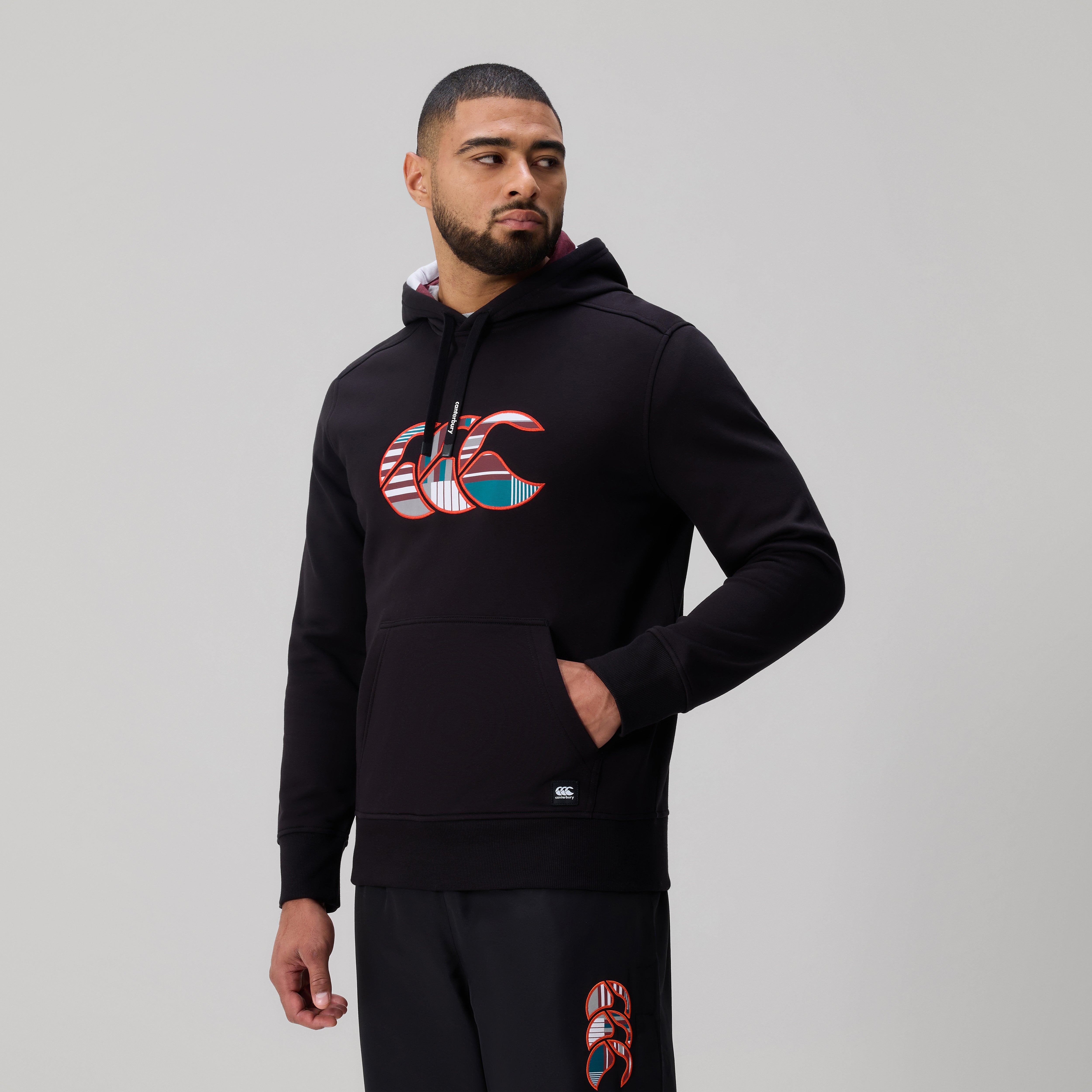 Canterbury Uglies Logo Hoodie Am Blk
