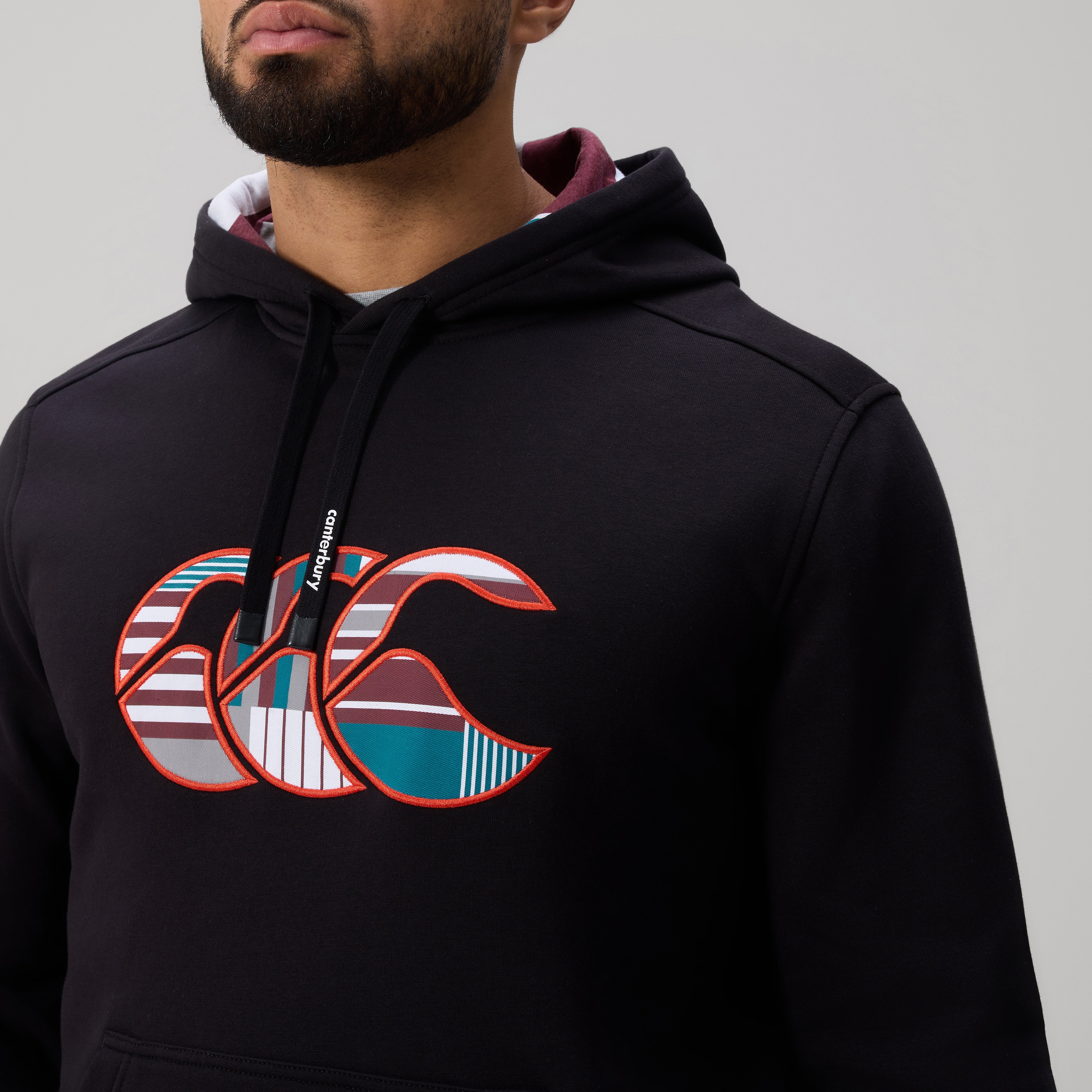 Canterbury Uglies Logo Hoodie Am Blk