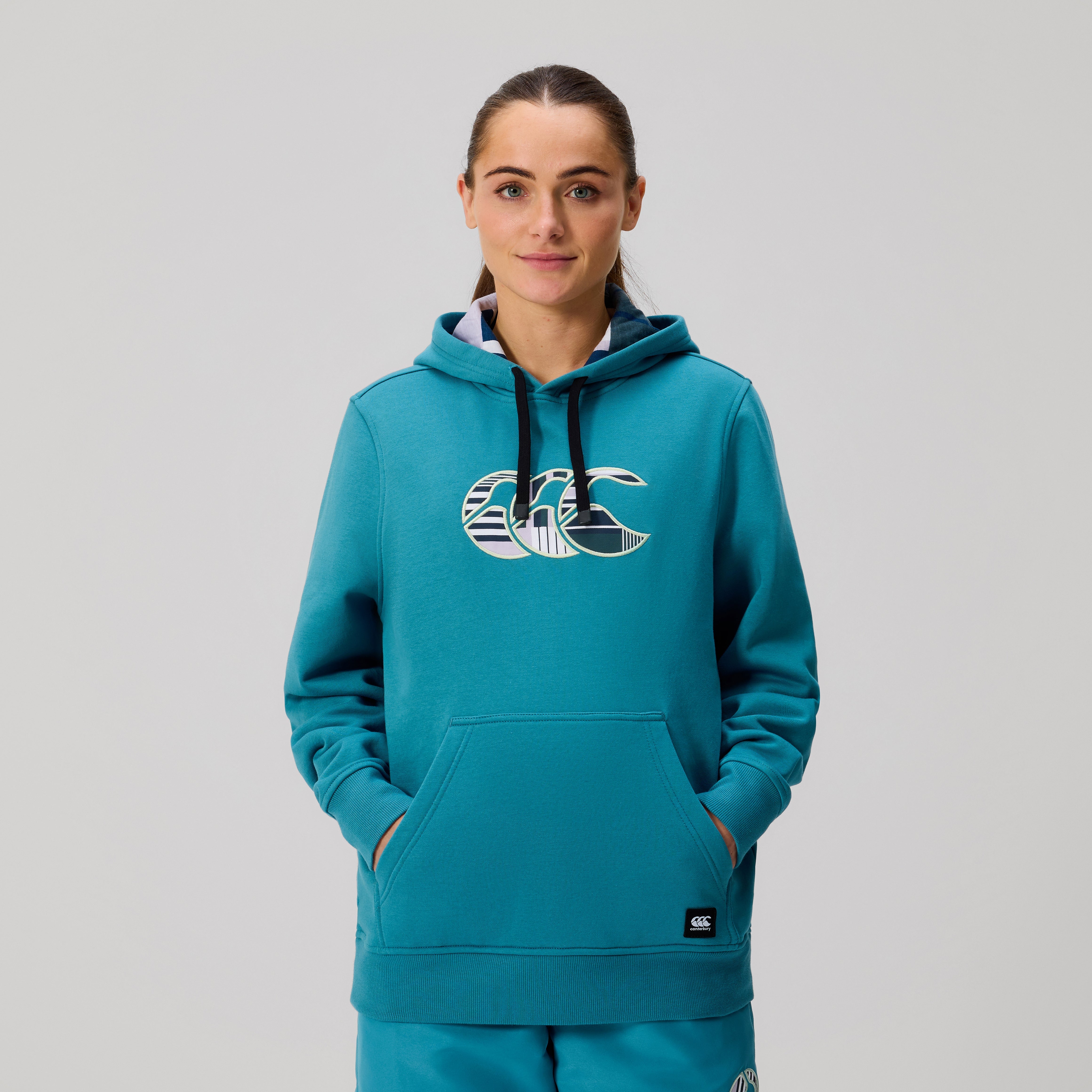 Canterbury Uglies Logo Hoodie Af Blu