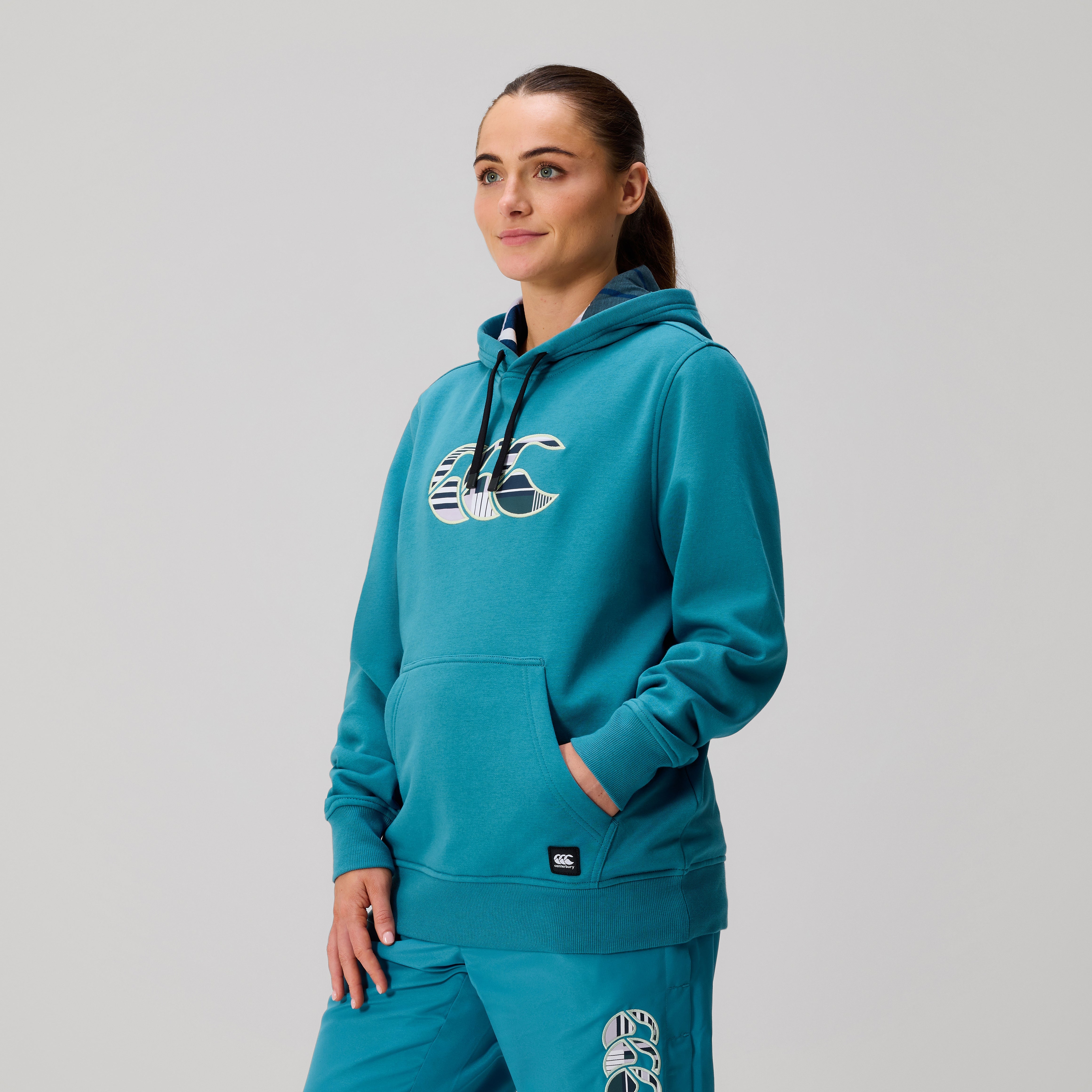 Canterbury Uglies Logo Hoodie Af Blu